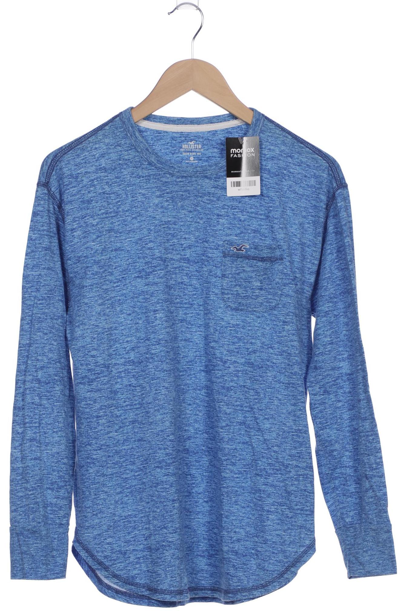 

Hollister Herren Langarmshirt, blau, Gr. 46