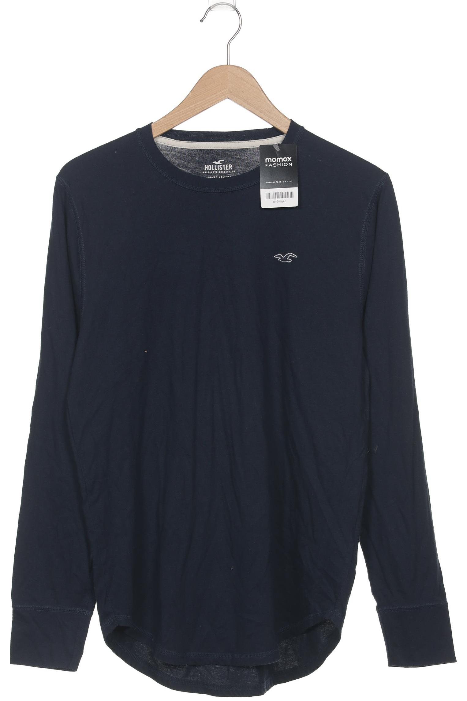

Hollister Herren Langarmshirt, marineblau, Gr. 48