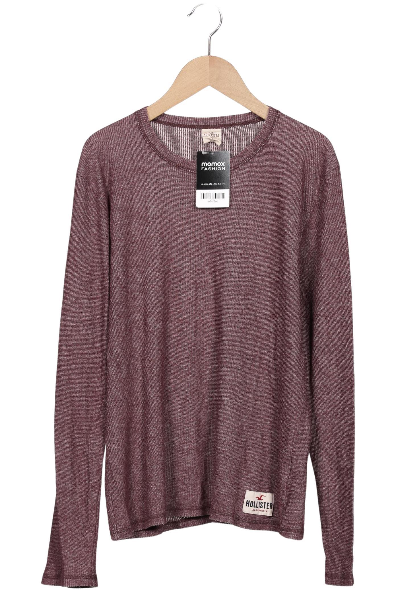 

Hollister Herren Langarmshirt, bordeaux, Gr. 46