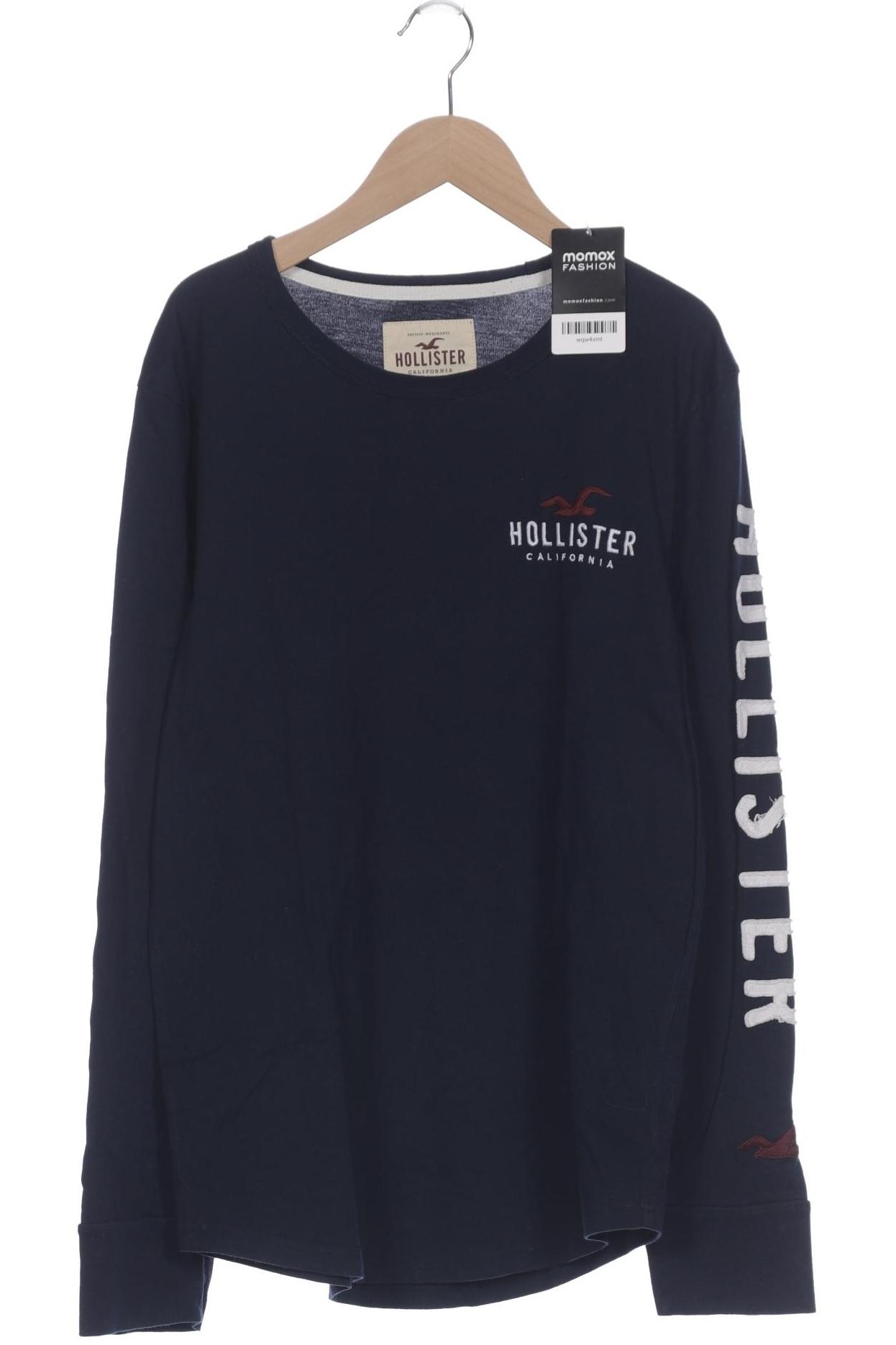 

Hollister Herren Langarmshirt, marineblau, Gr. 46