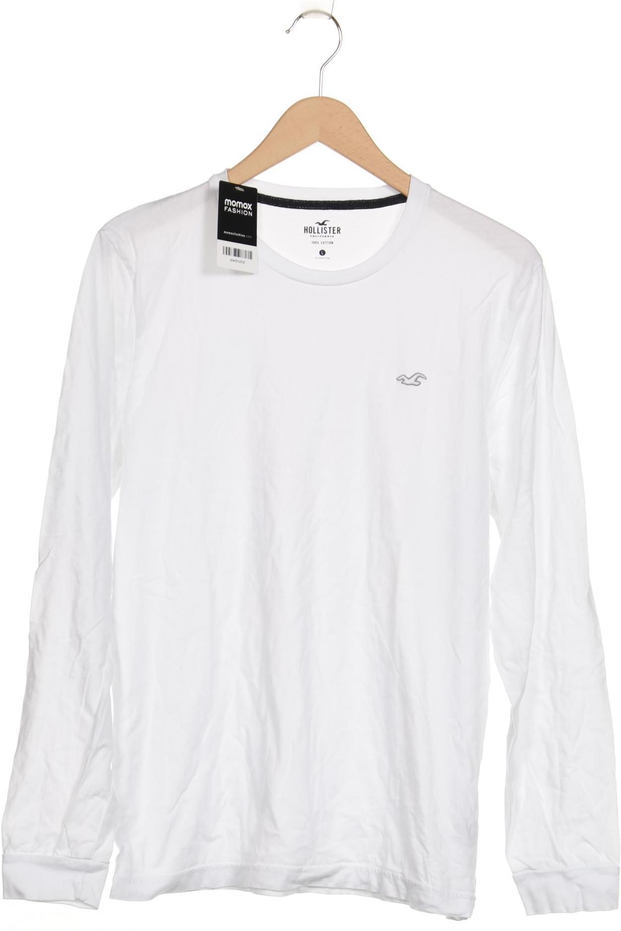 

Hollister Herren Langarmshirt, weiß, Gr. 52