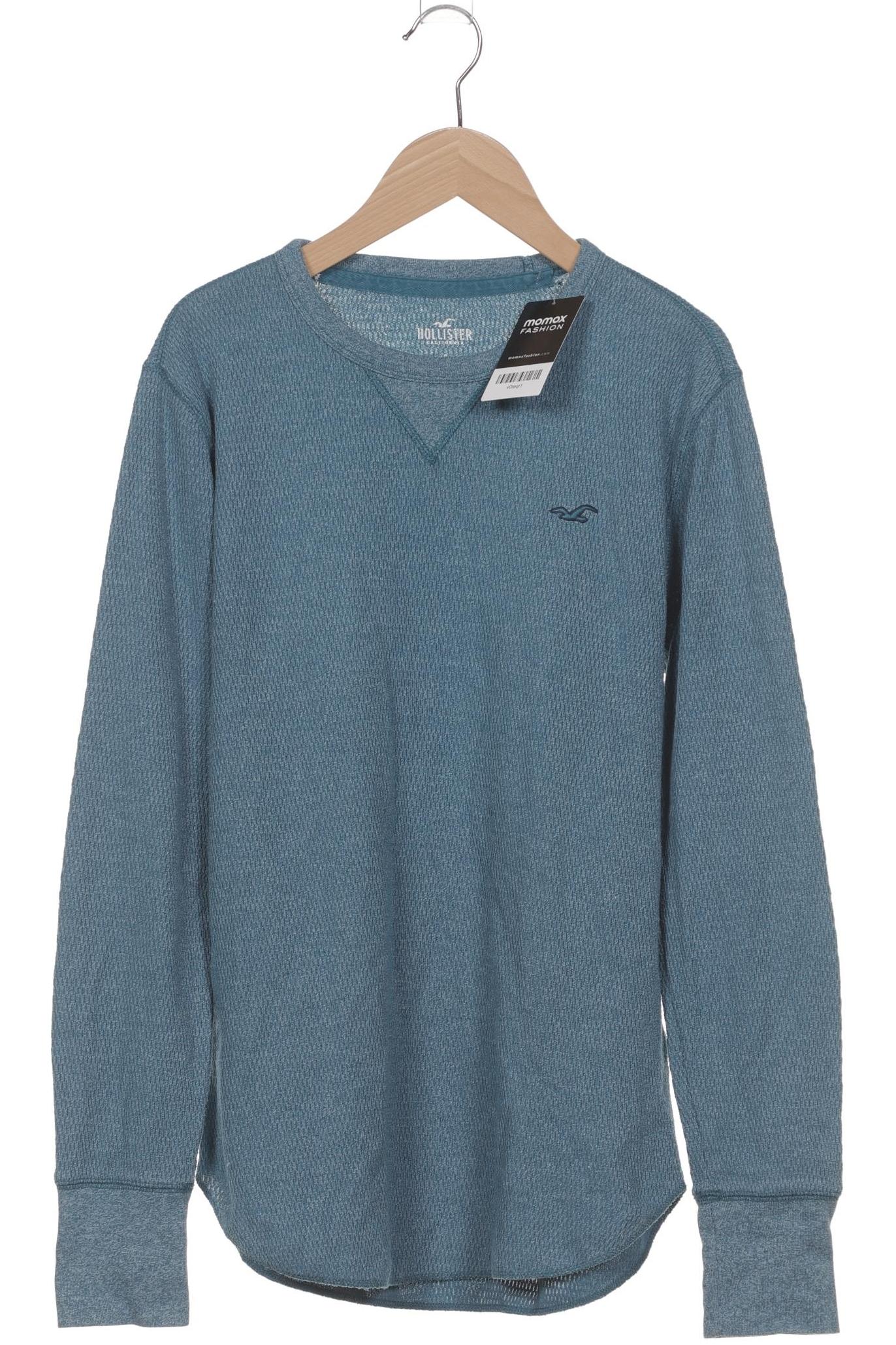 

Hollister Herren Langarmshirt, blau, Gr. 46