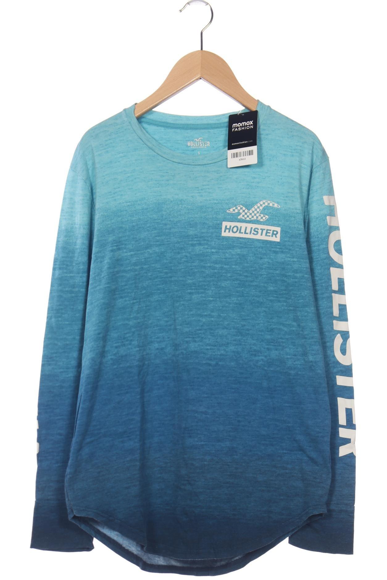 

Hollister Herren Langarmshirt, blau, Gr. 46