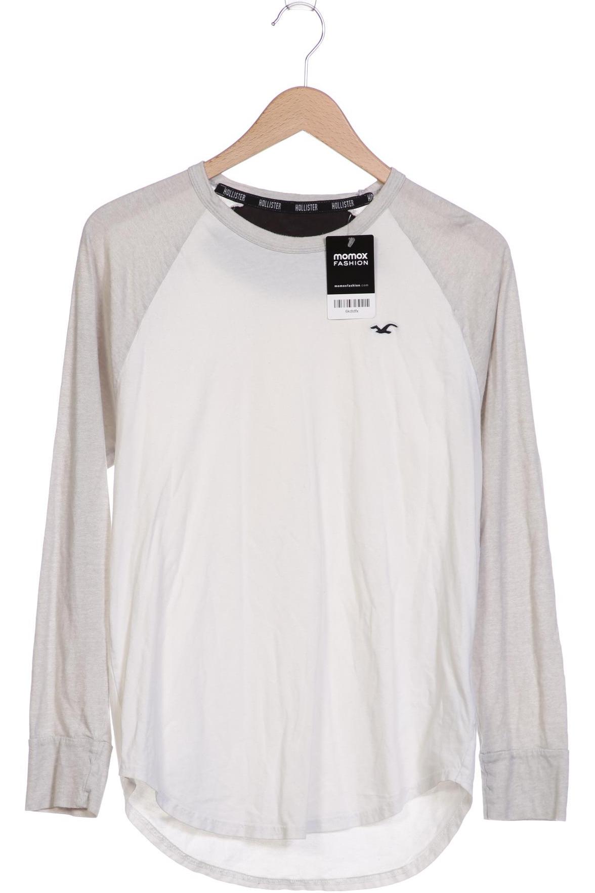 

Hollister Herren Langarmshirt, weiß, Gr. 48