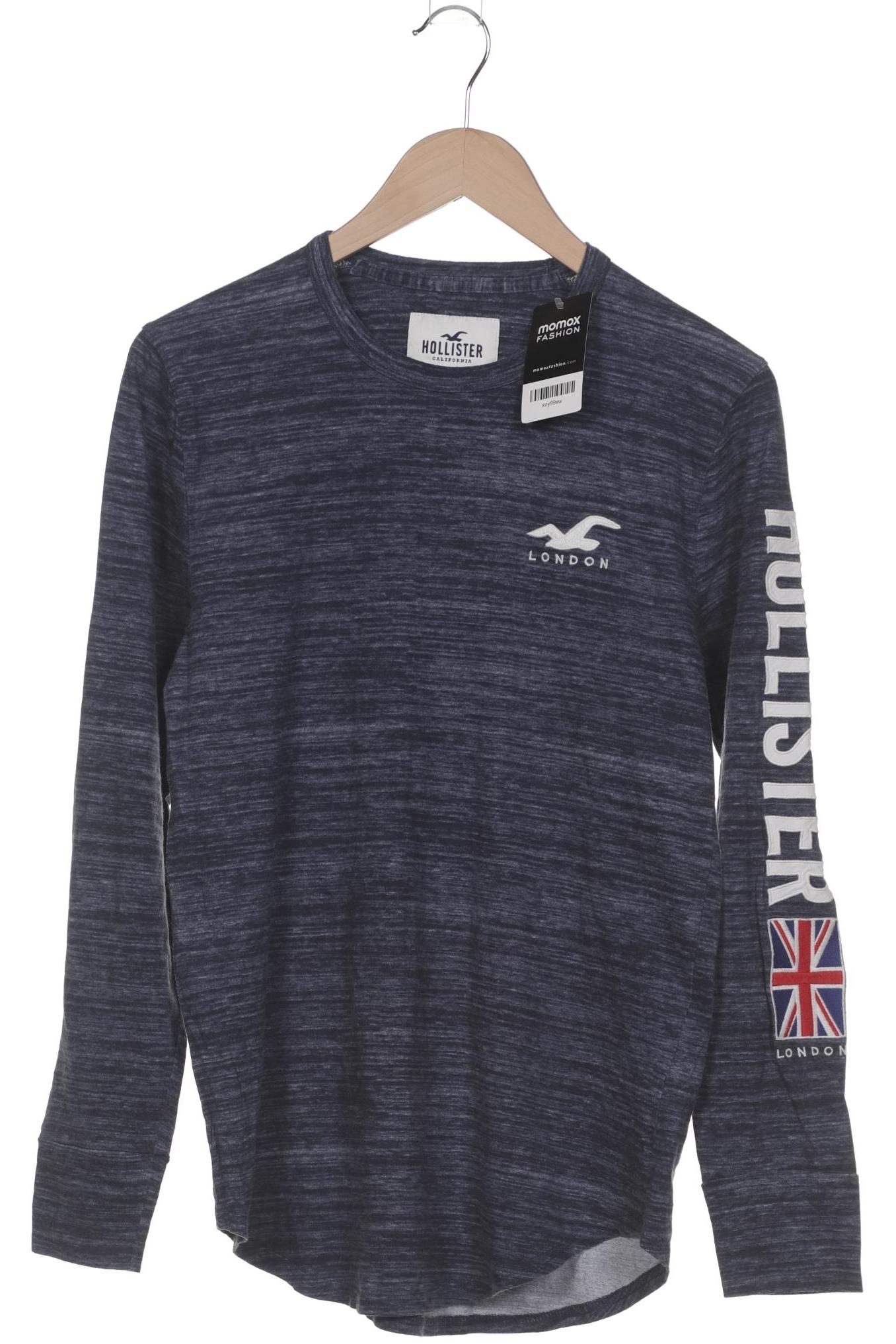 

Hollister Herren Langarmshirt, blau, Gr. 46