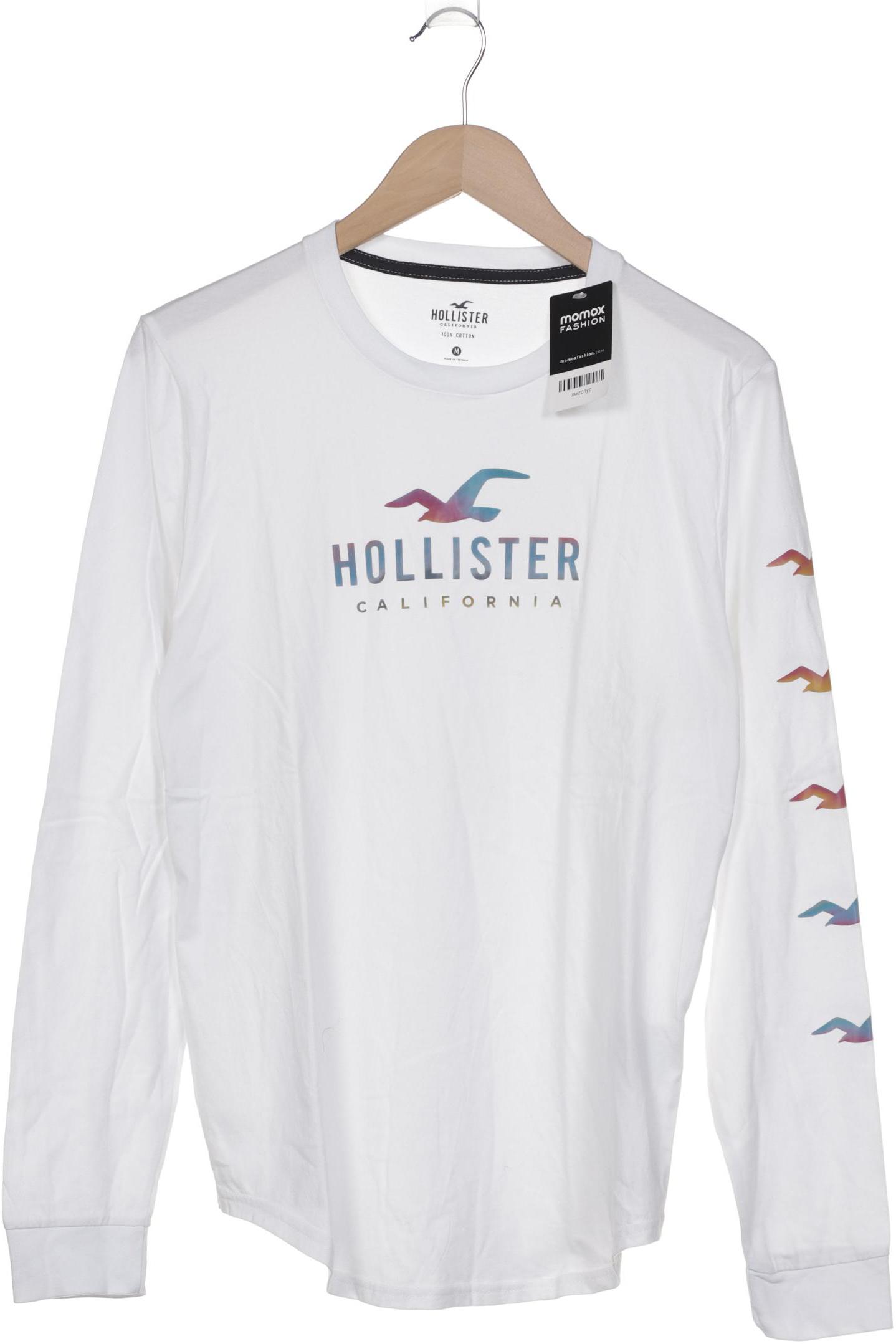 

Hollister Herren Langarmshirt, weiß, Gr. 48