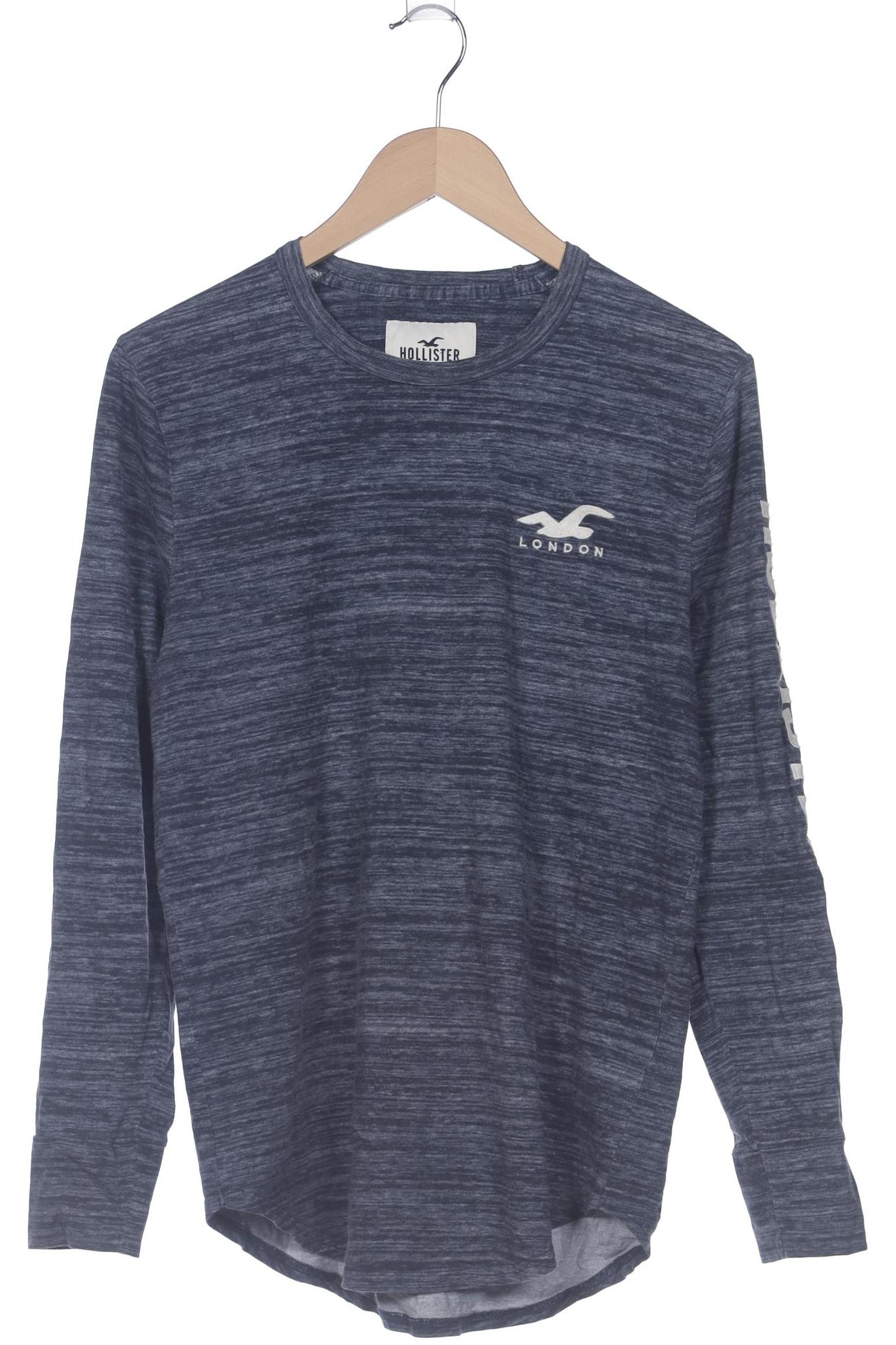 

Hollister Herren Langarmshirt, marineblau, Gr. 46