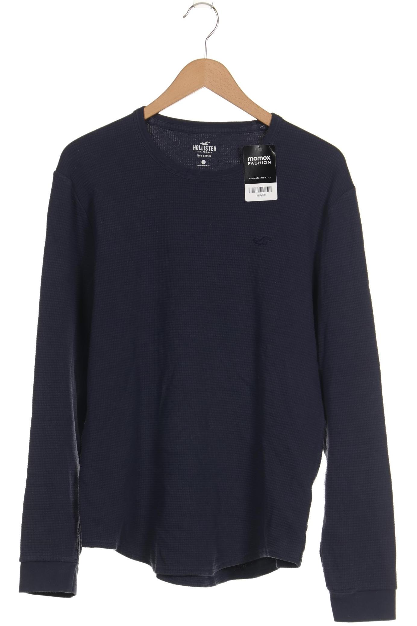 

Hollister Herren Langarmshirt, marineblau, Gr. 52