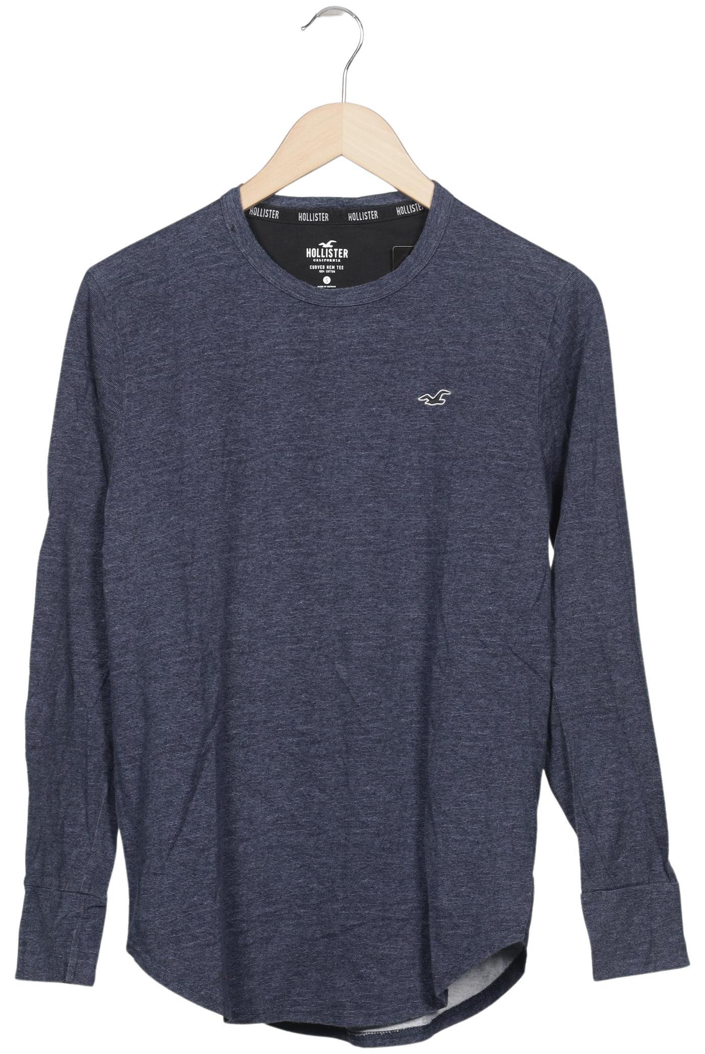 

Hollister Herren Langarmshirt, marineblau, Gr. 46
