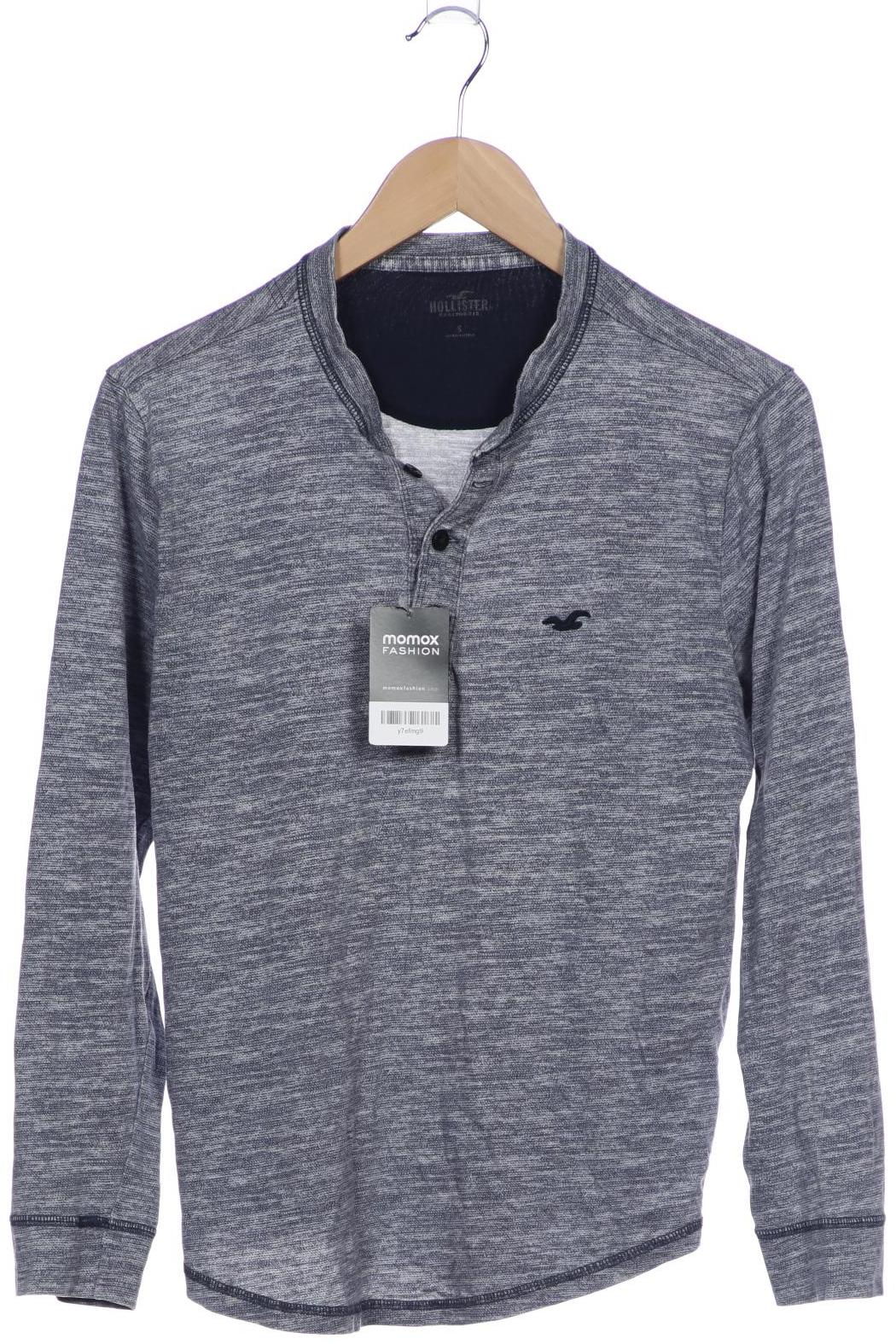 

Hollister Herren Langarmshirt, blau, Gr. 46