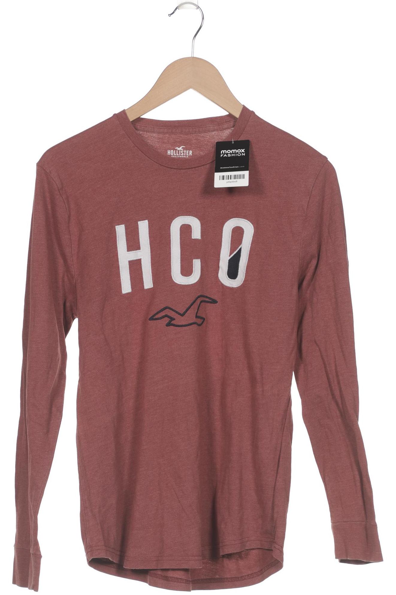 

Hollister Herren Langarmshirt, bordeaux, Gr. 46