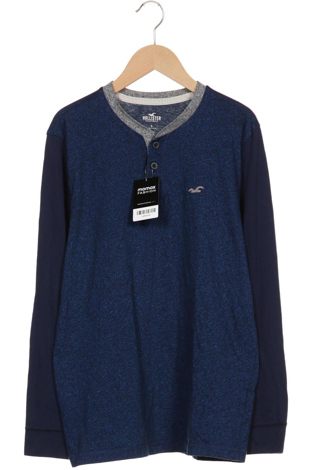 

Hollister Herren Langarmshirt, marineblau, Gr. 46