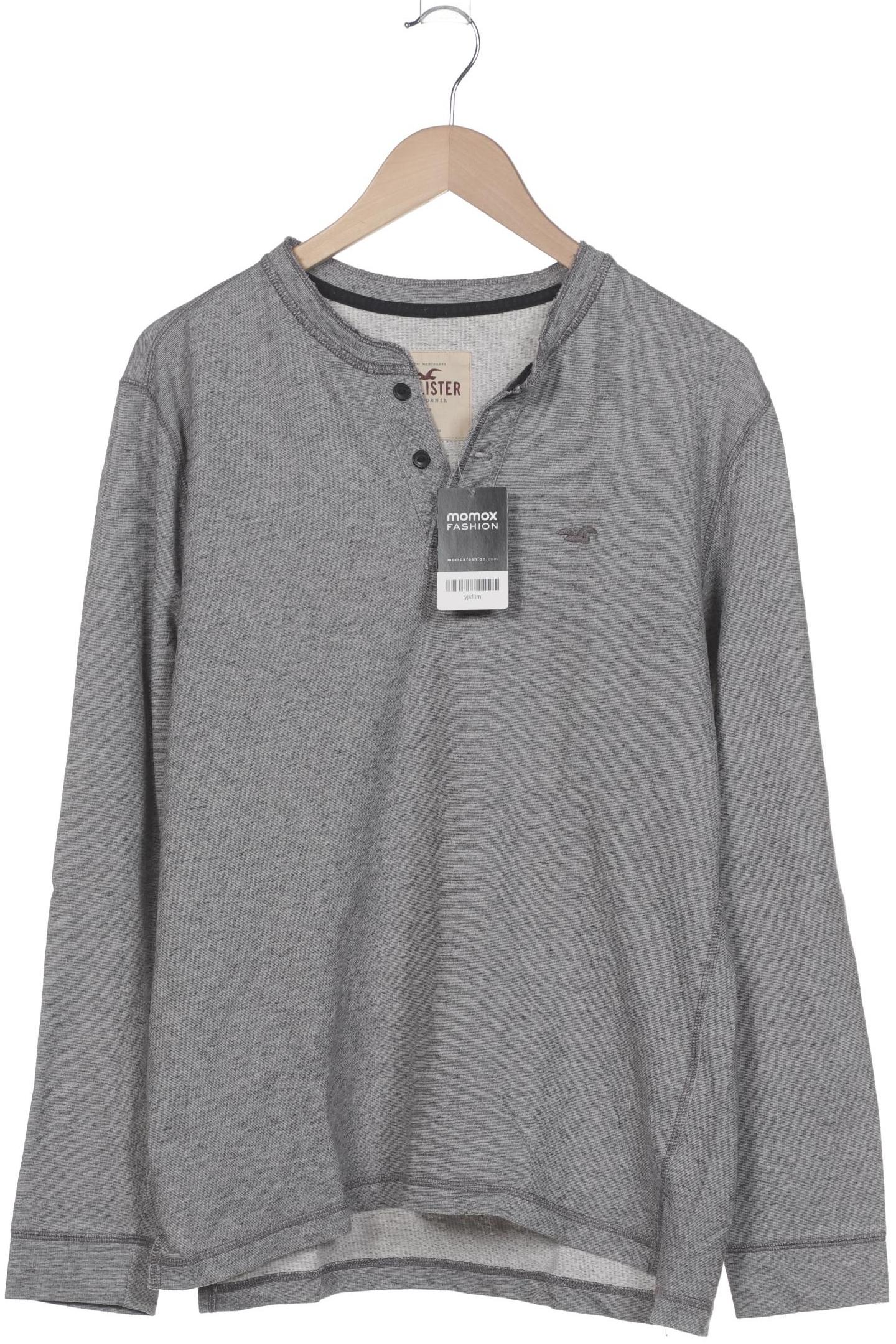 

Hollister Herren Langarmshirt, grau, Gr. 48