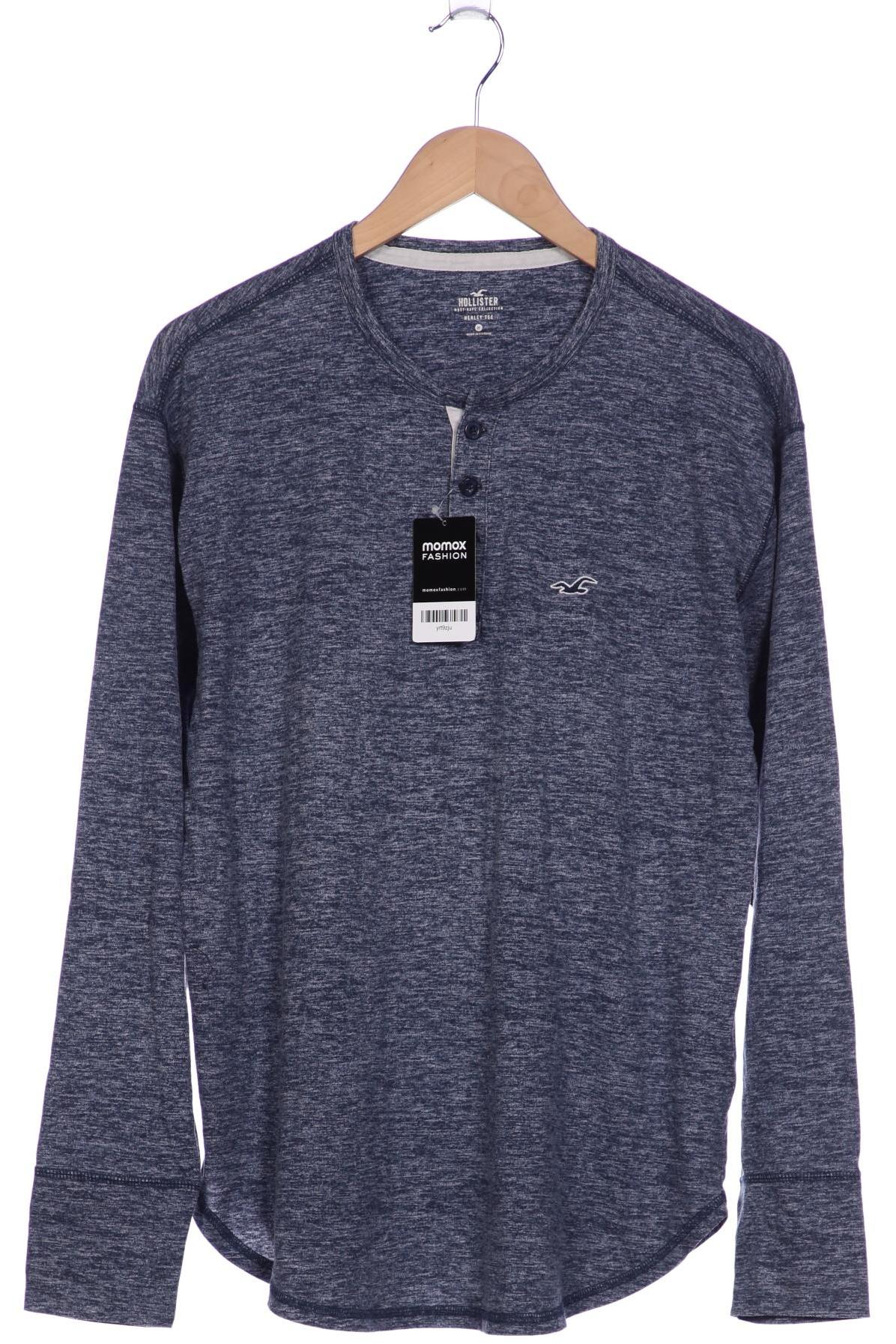 

Hollister Herren Langarmshirt, blau, Gr. 48