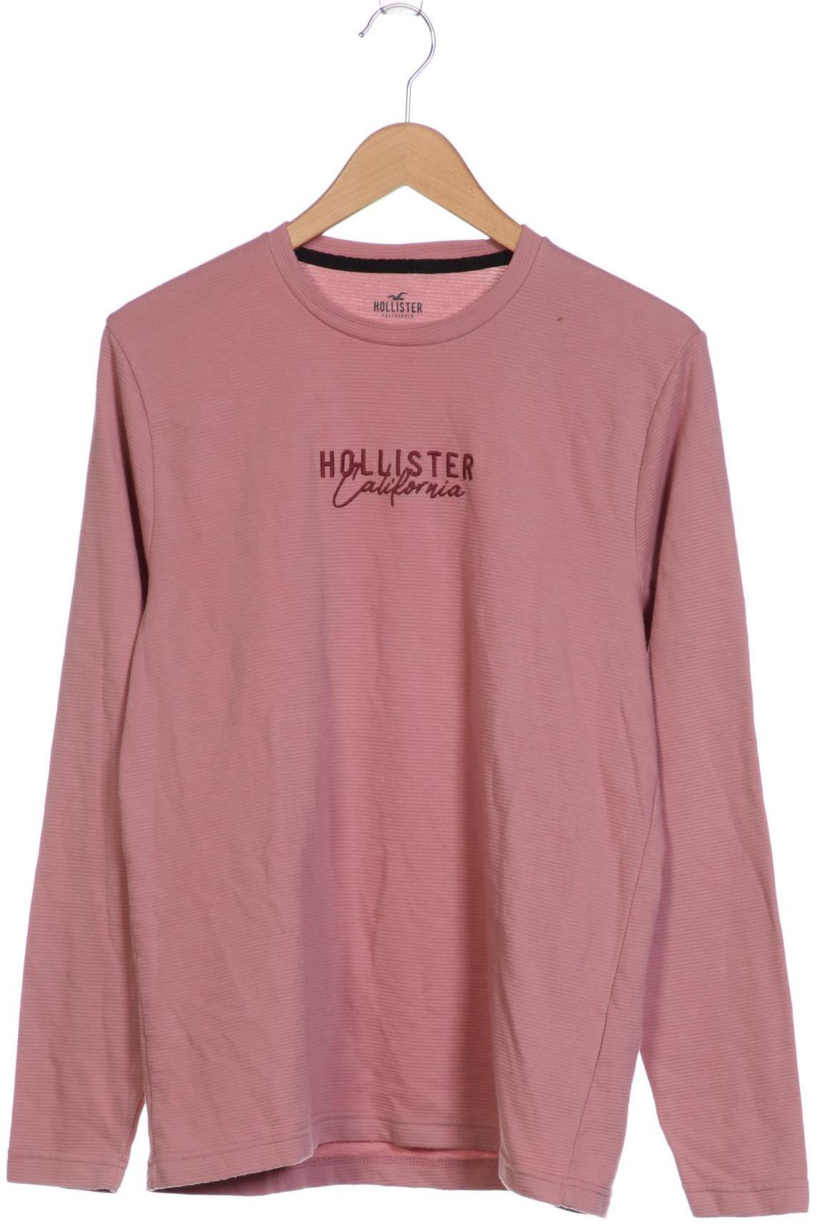 

Hollister Herren Langarmshirt, pink, Gr. 48