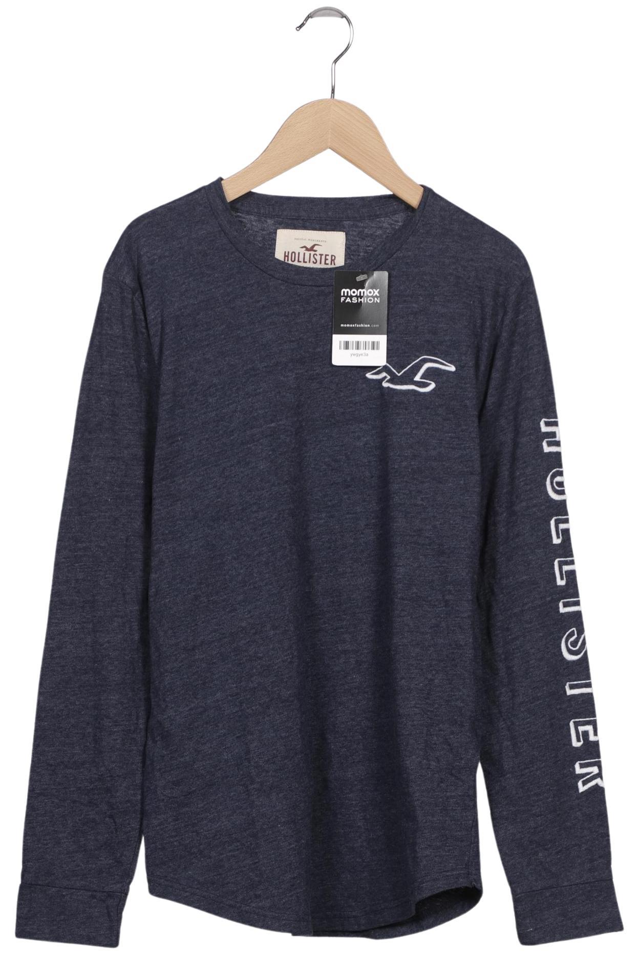 

Hollister Herren Langarmshirt, marineblau, Gr. 46