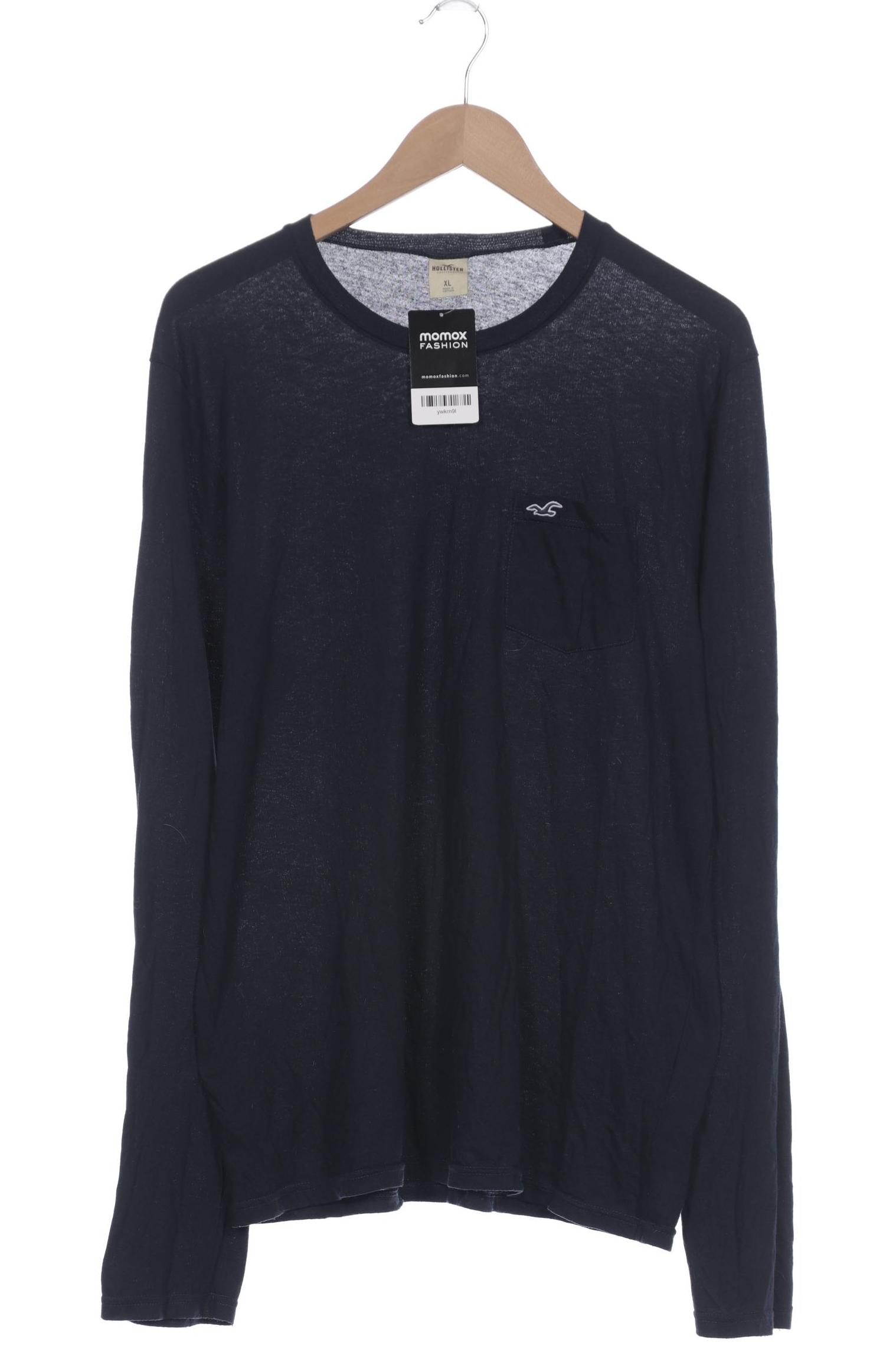 

Hollister Herren Langarmshirt, marineblau, Gr. 54