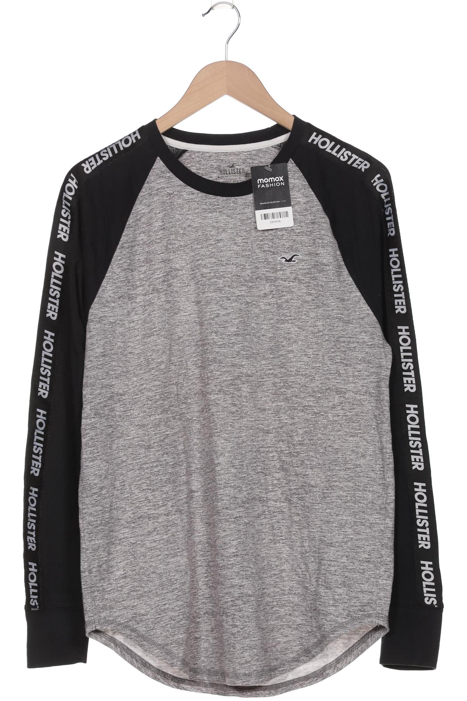 

Hollister Herren Langarmshirt, grau, Gr. 48