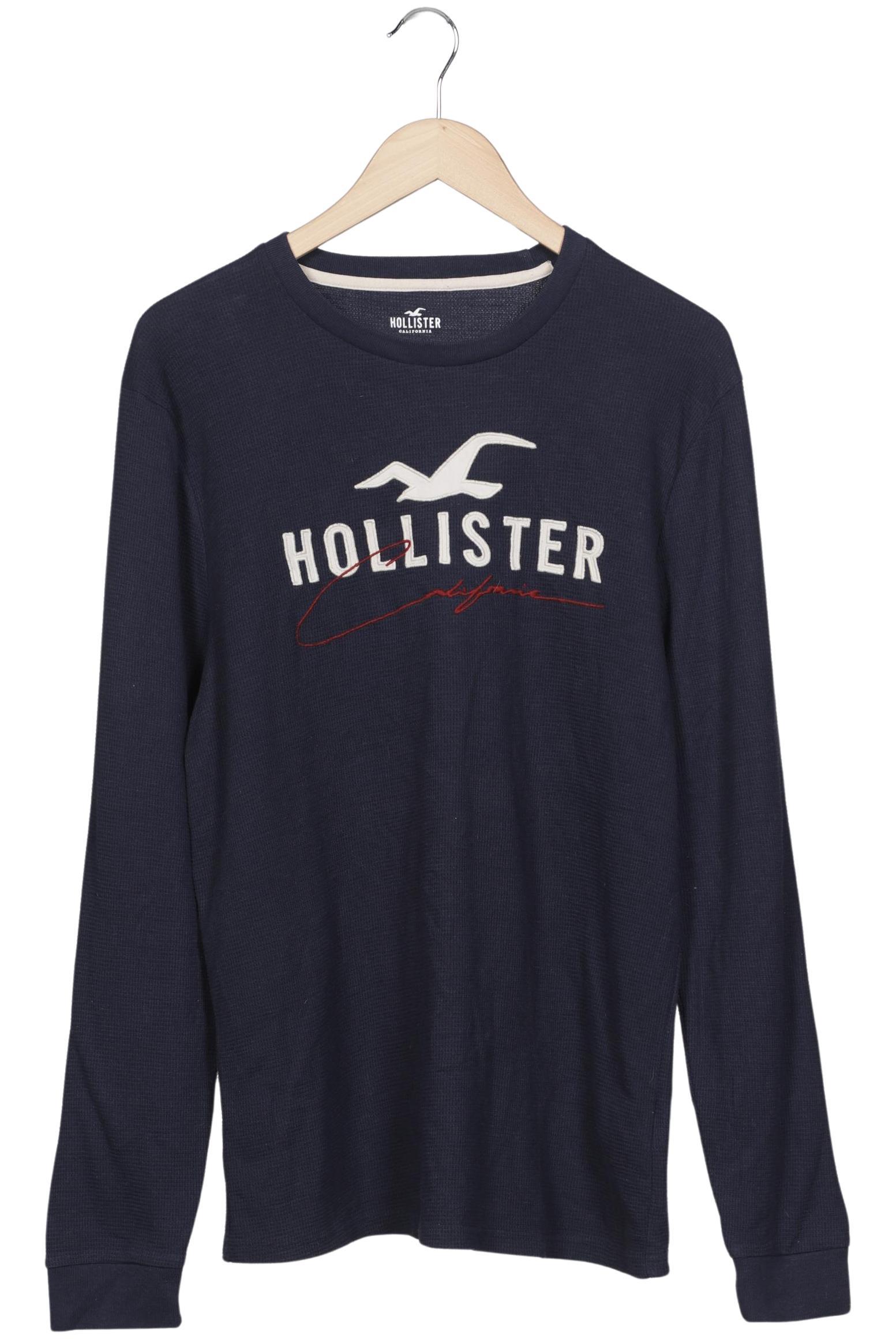 

Hollister Herren Langarmshirt, marineblau, Gr. 52