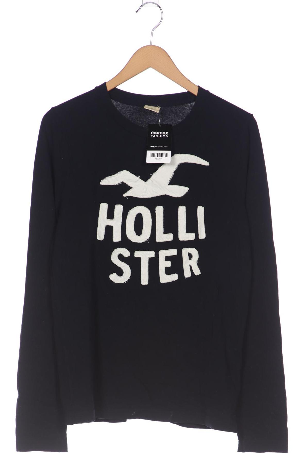

Hollister Herren Langarmshirt, marineblau, Gr. 48