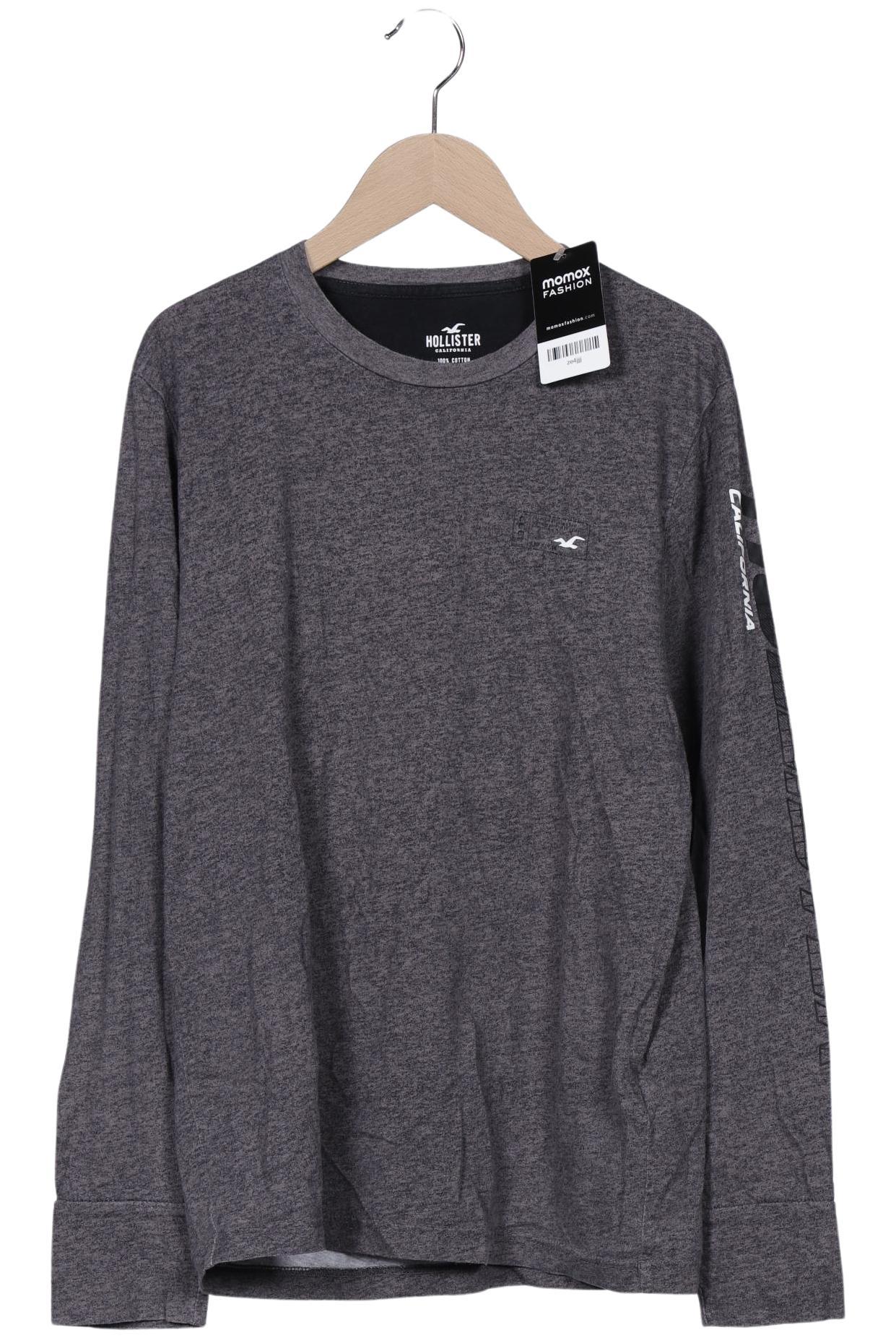 

Hollister Herren Langarmshirt, grau, Gr. 46