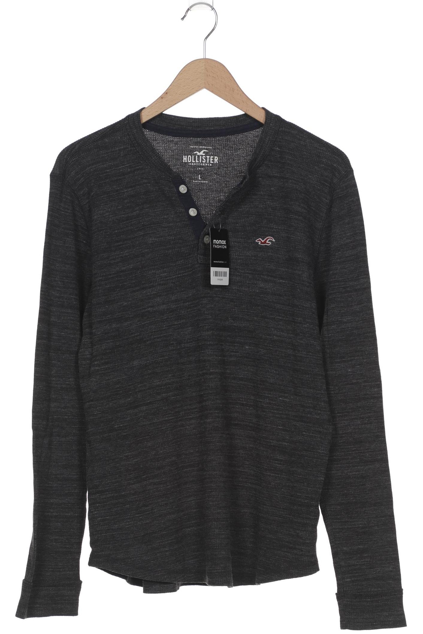 

Hollister Herren Langarmshirt, grau, Gr. 52