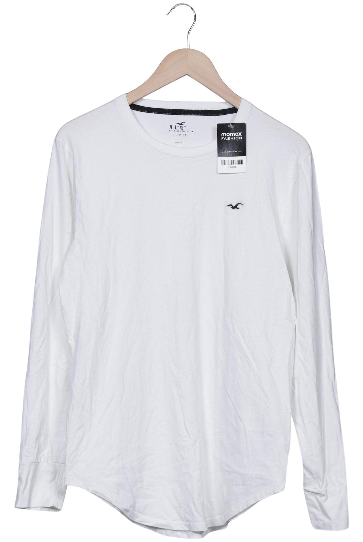 

Hollister Herren Langarmshirt, weiß, Gr. 48