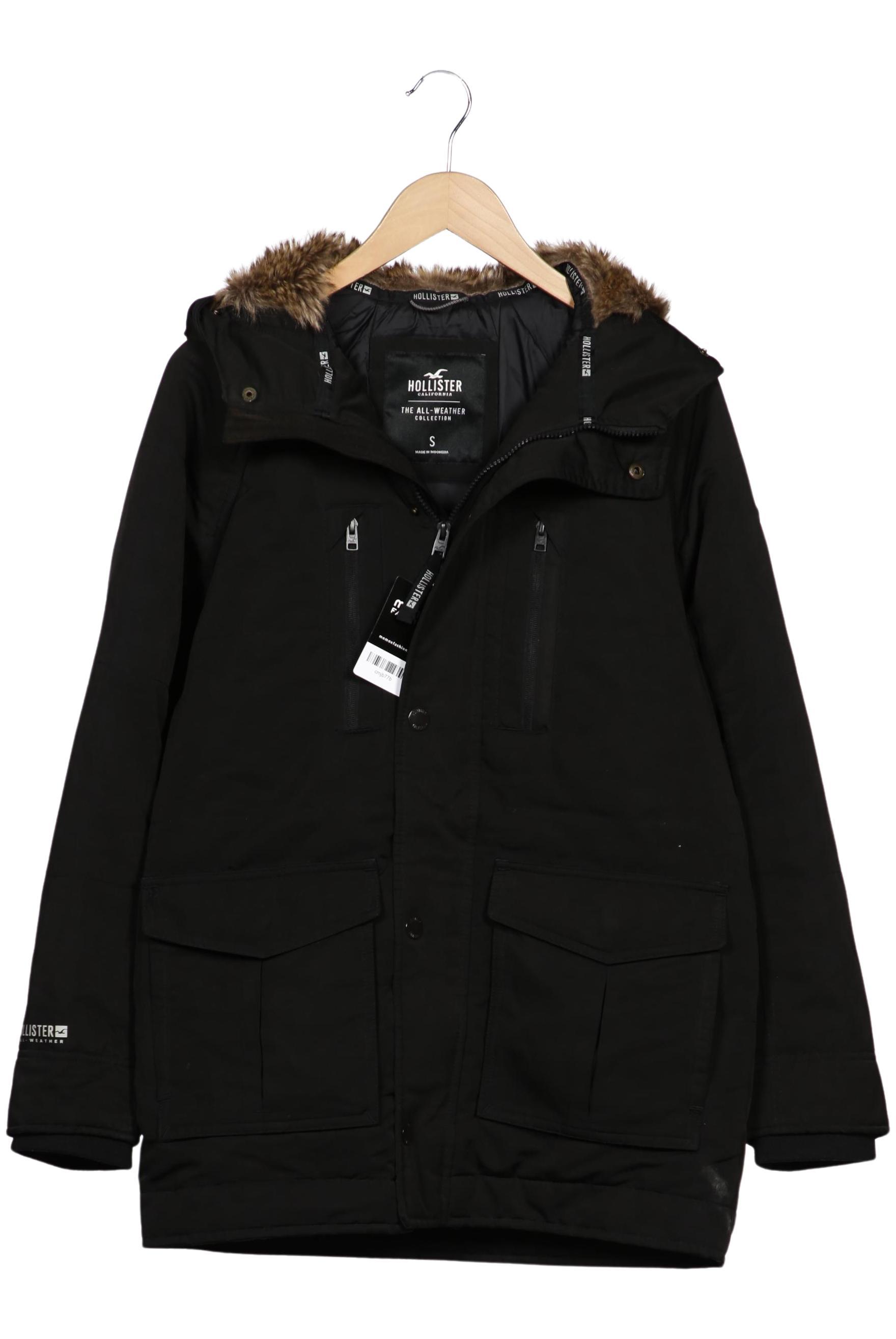 Thumbnail - Hollister Herren Mantel, schwarz, Gr. 46