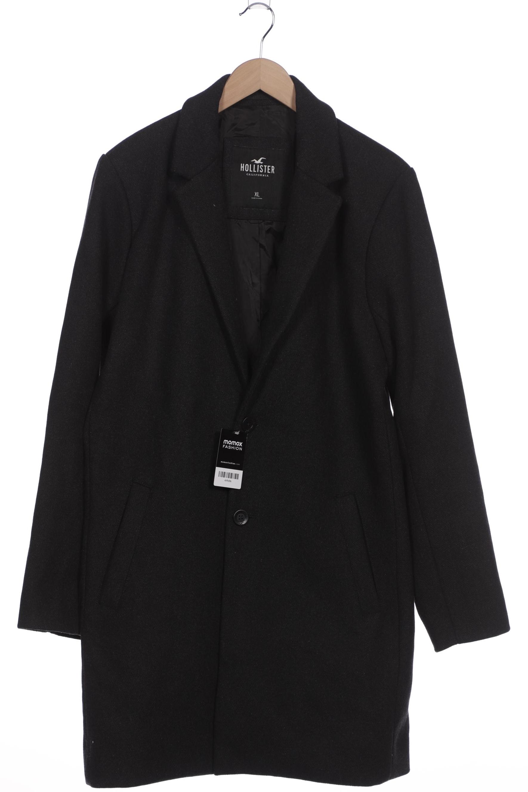 

Hollister Herren Mantel, schwarz, Gr. 54