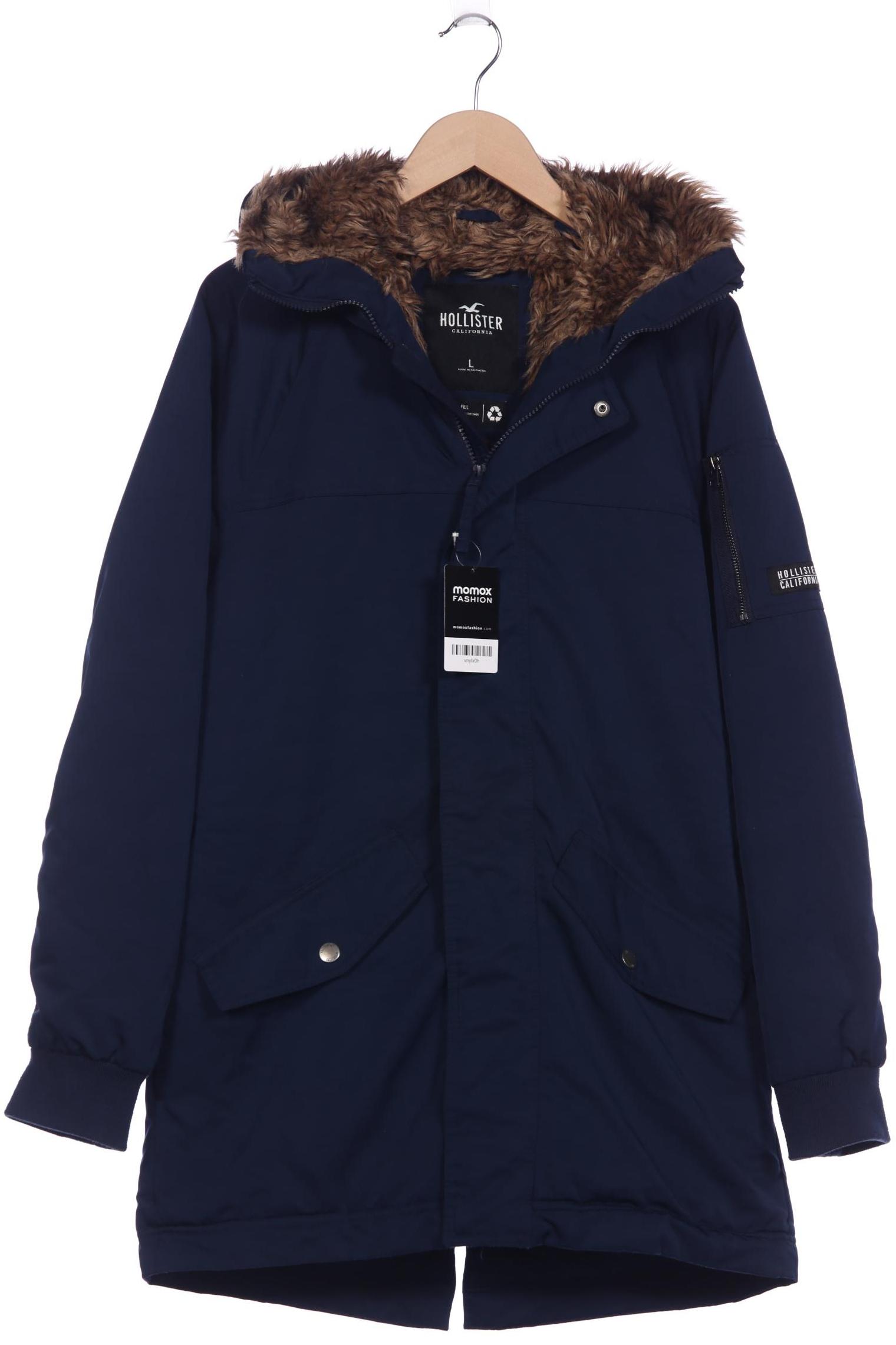 

Hollister Herren Mantel, marineblau, Gr. 52