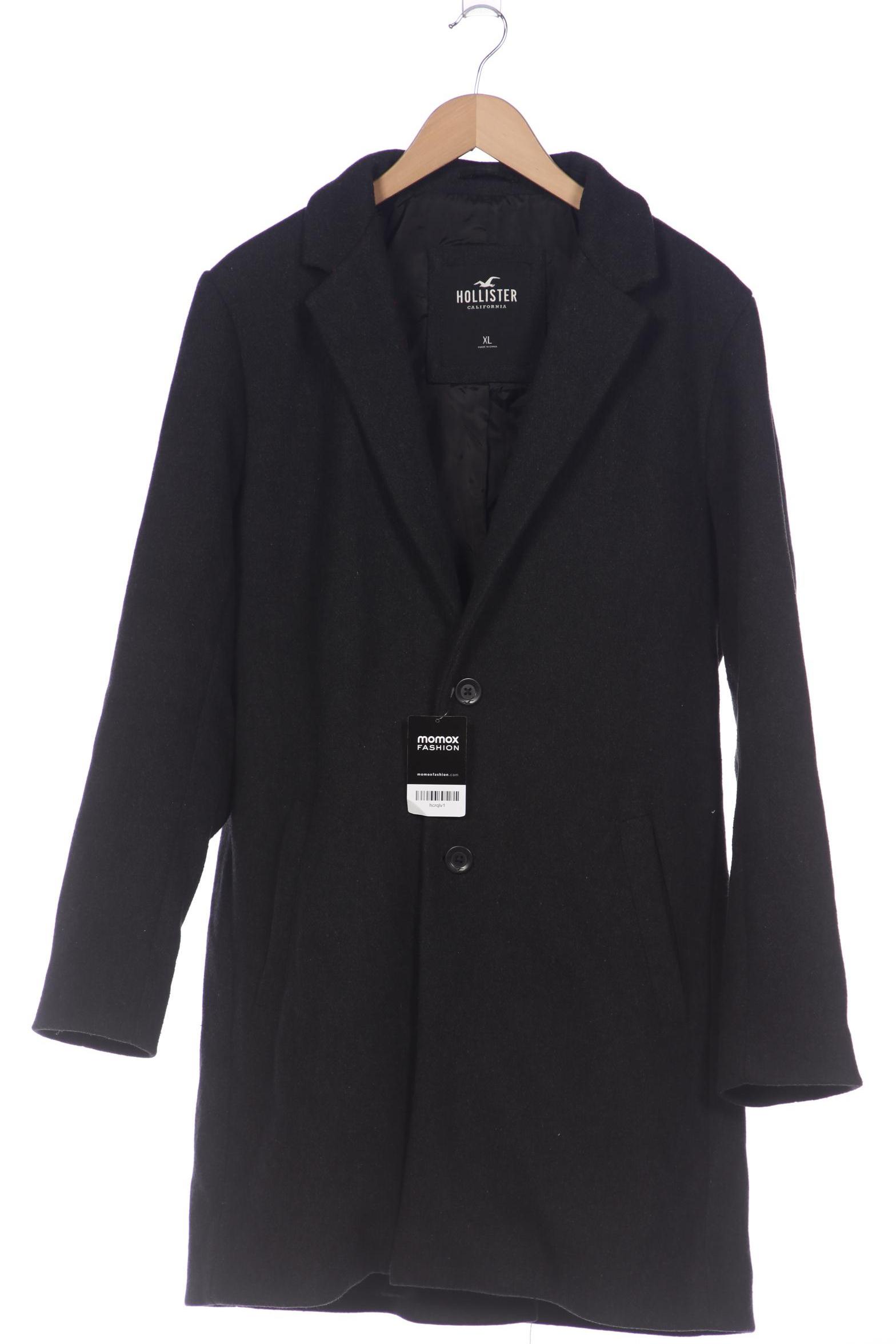 

Hollister Herren Mantel, schwarz, Gr. 54