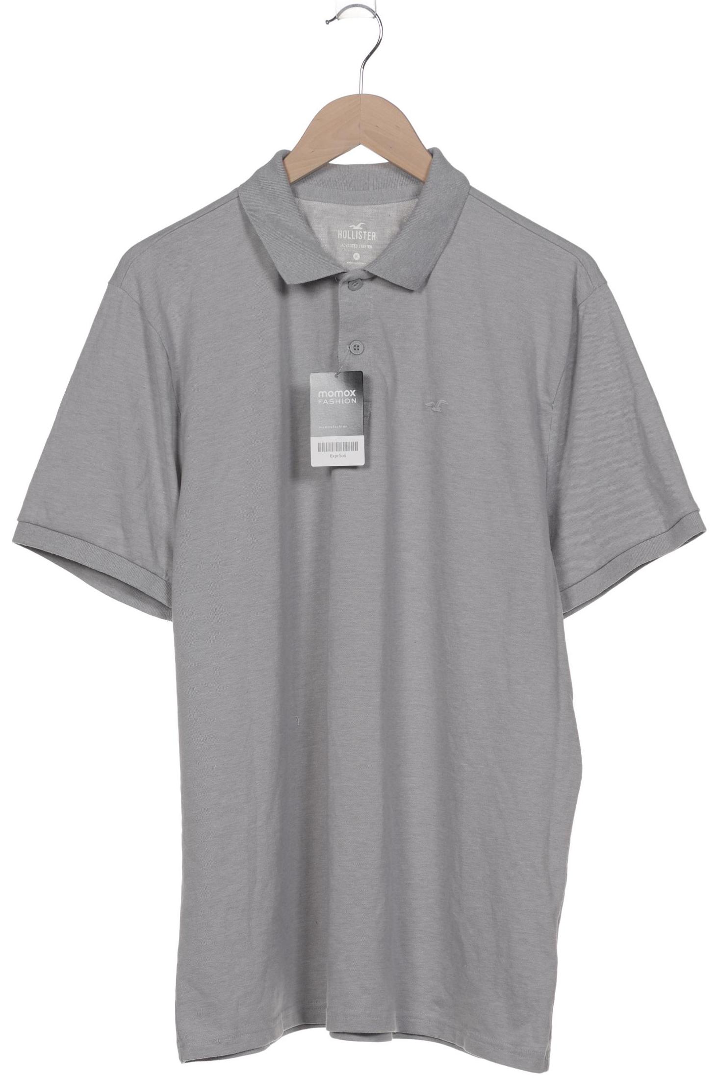

Hollister Herren Poloshirt, grau, Gr. 56