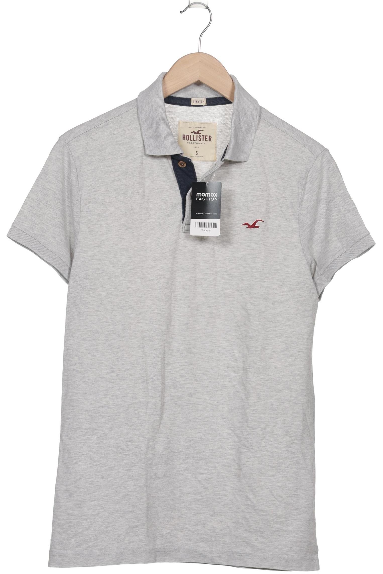 

Hollister Herren Poloshirt, grau, Gr. 46