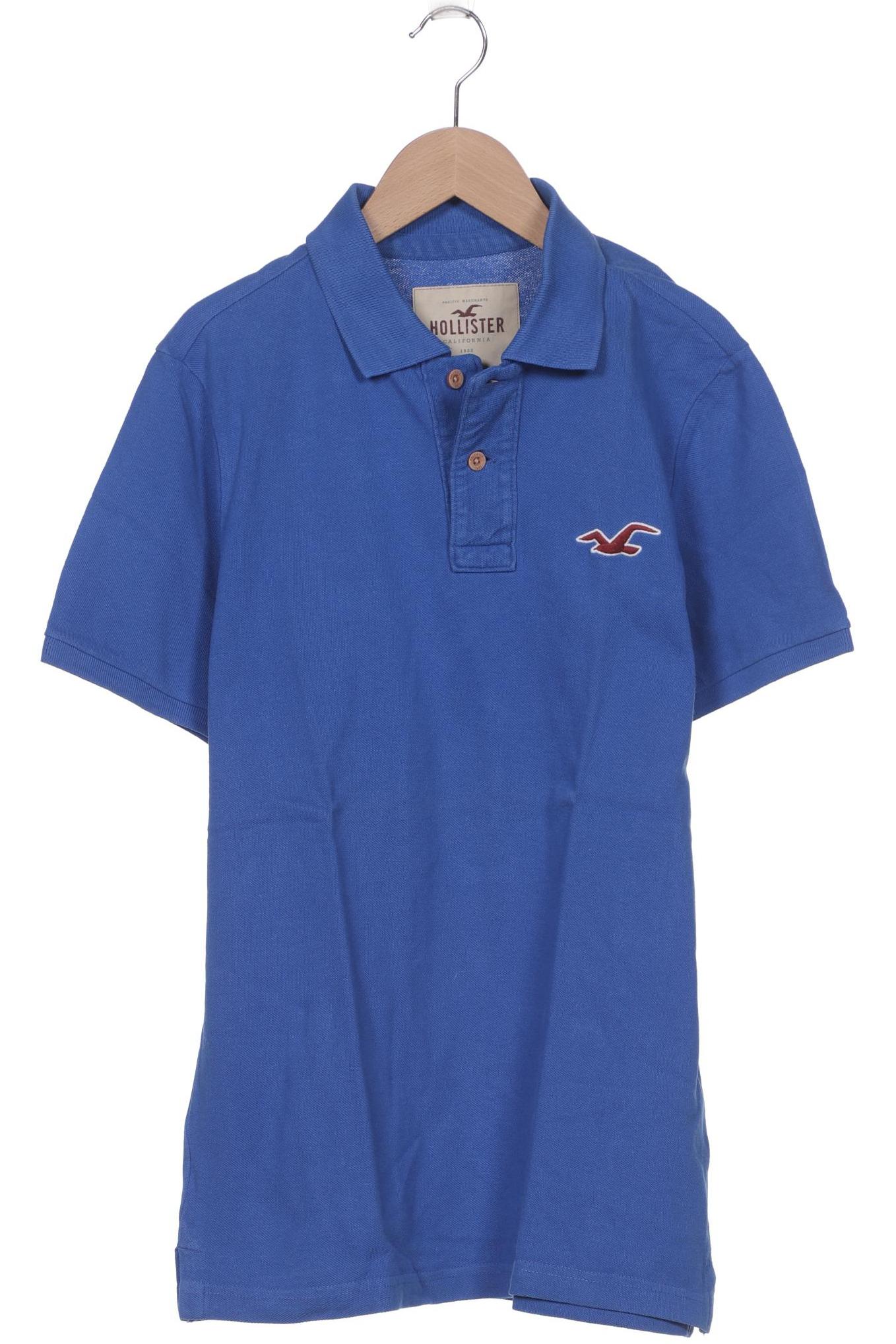 

Hollister Herren Poloshirt, blau, Gr. 48