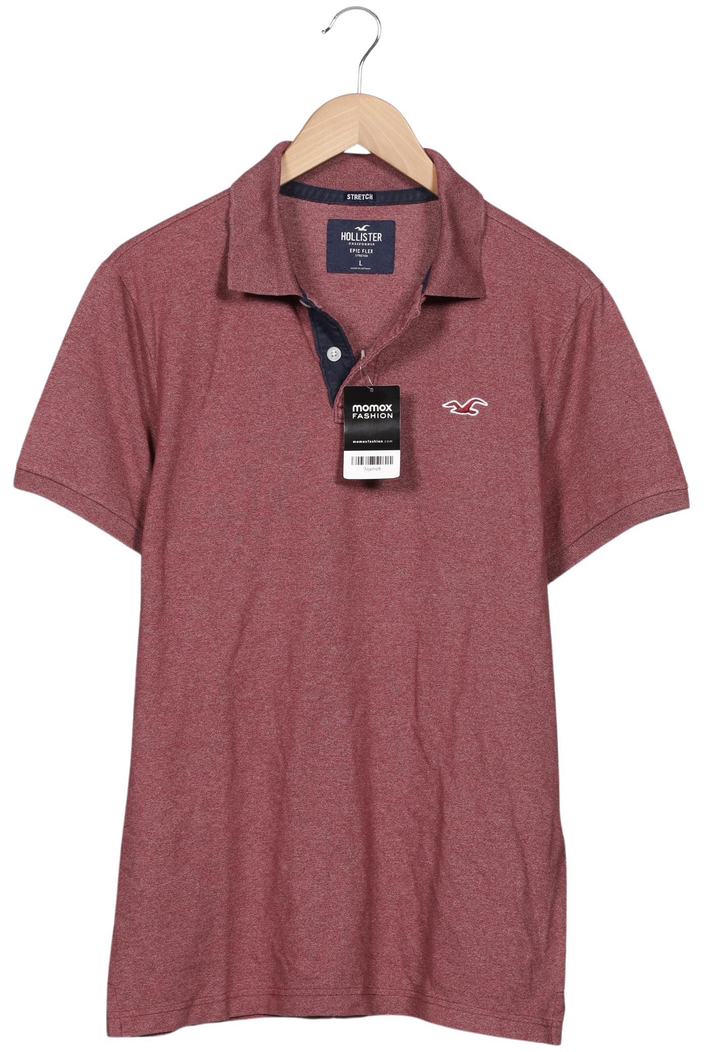 

Hollister Herren Poloshirt, bordeaux, Gr. 52