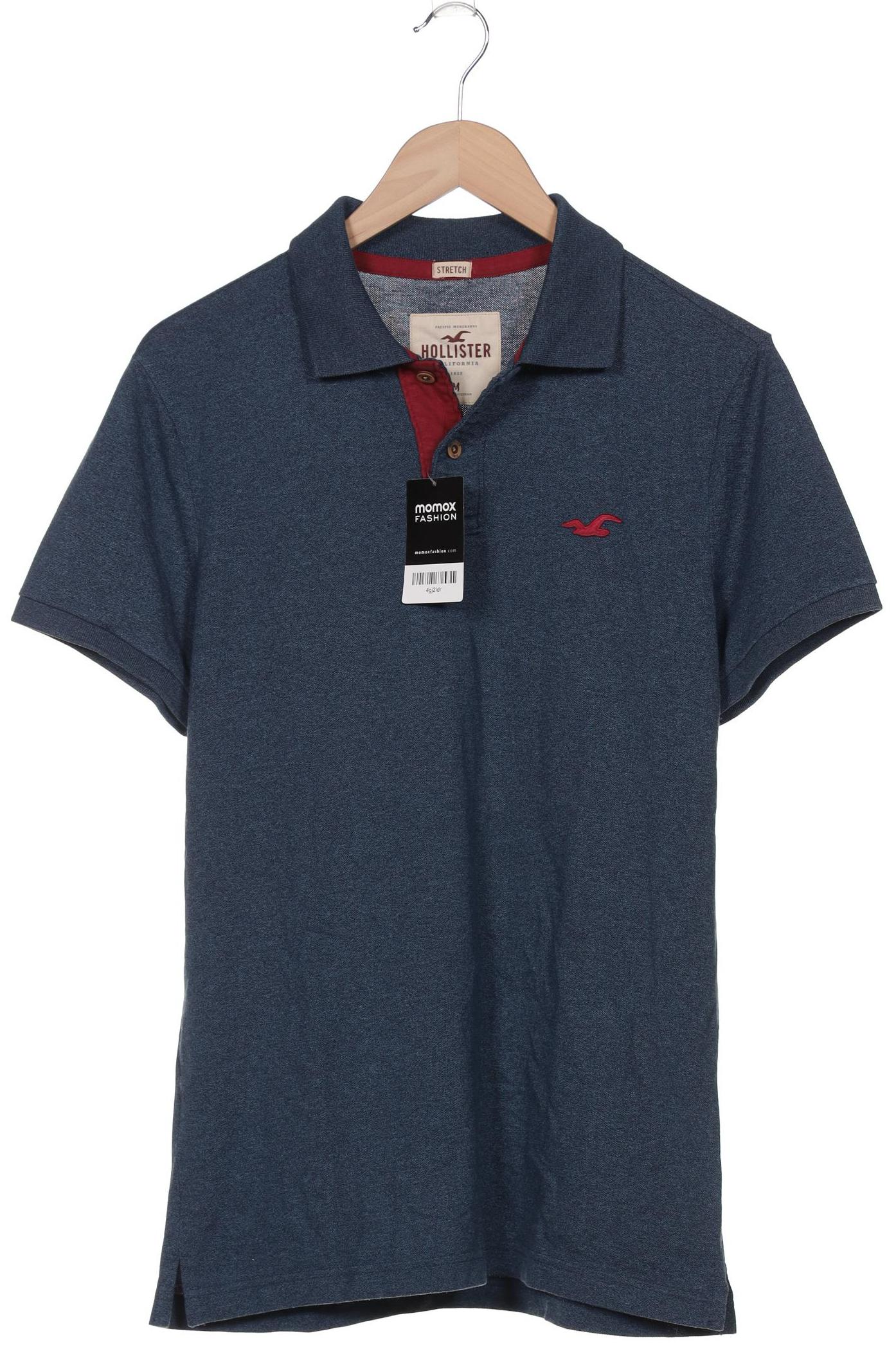 

Hollister Herren Poloshirt, blau, Gr. 48