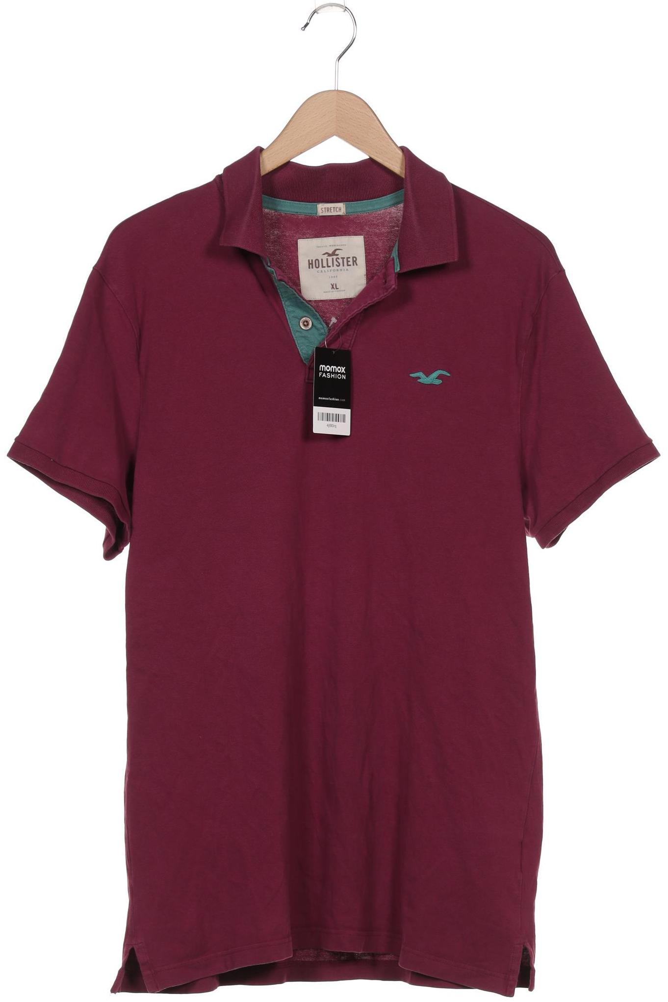 

Hollister Herren Poloshirt, bordeaux, Gr. 54