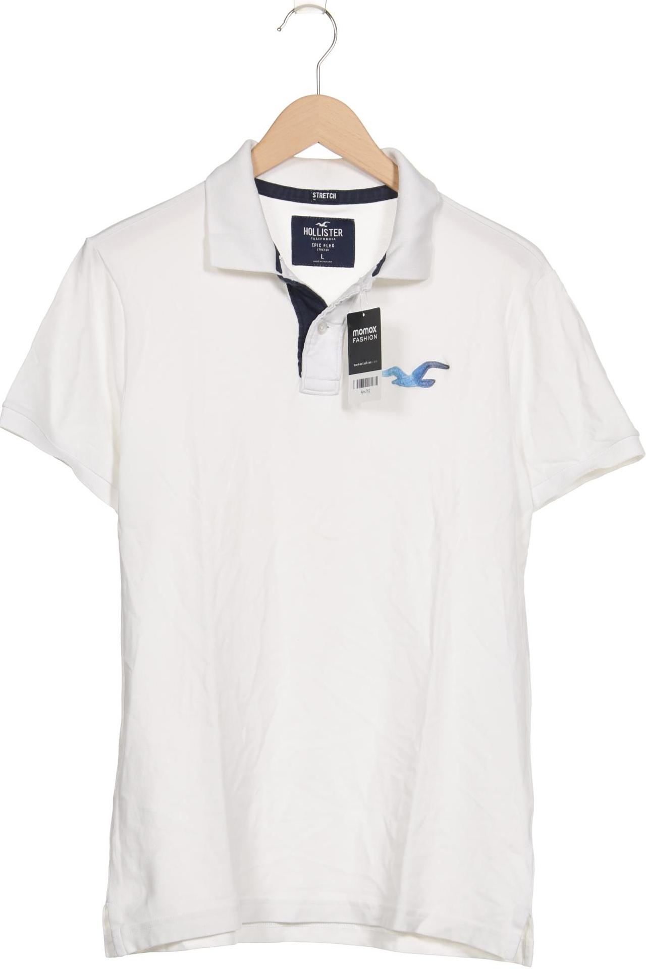 

Hollister Herren Poloshirt, weiß, Gr. 52