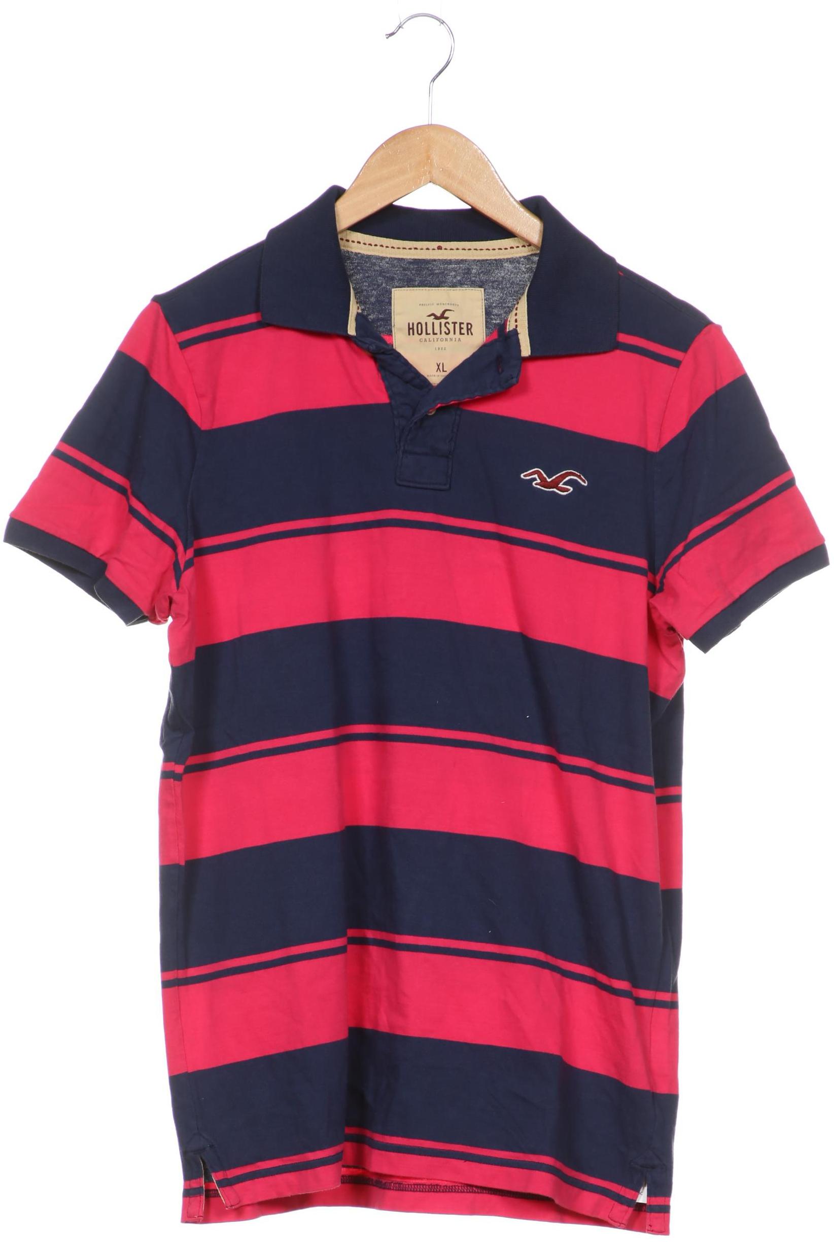 

Hollister Herren Poloshirt, pink, Gr.
