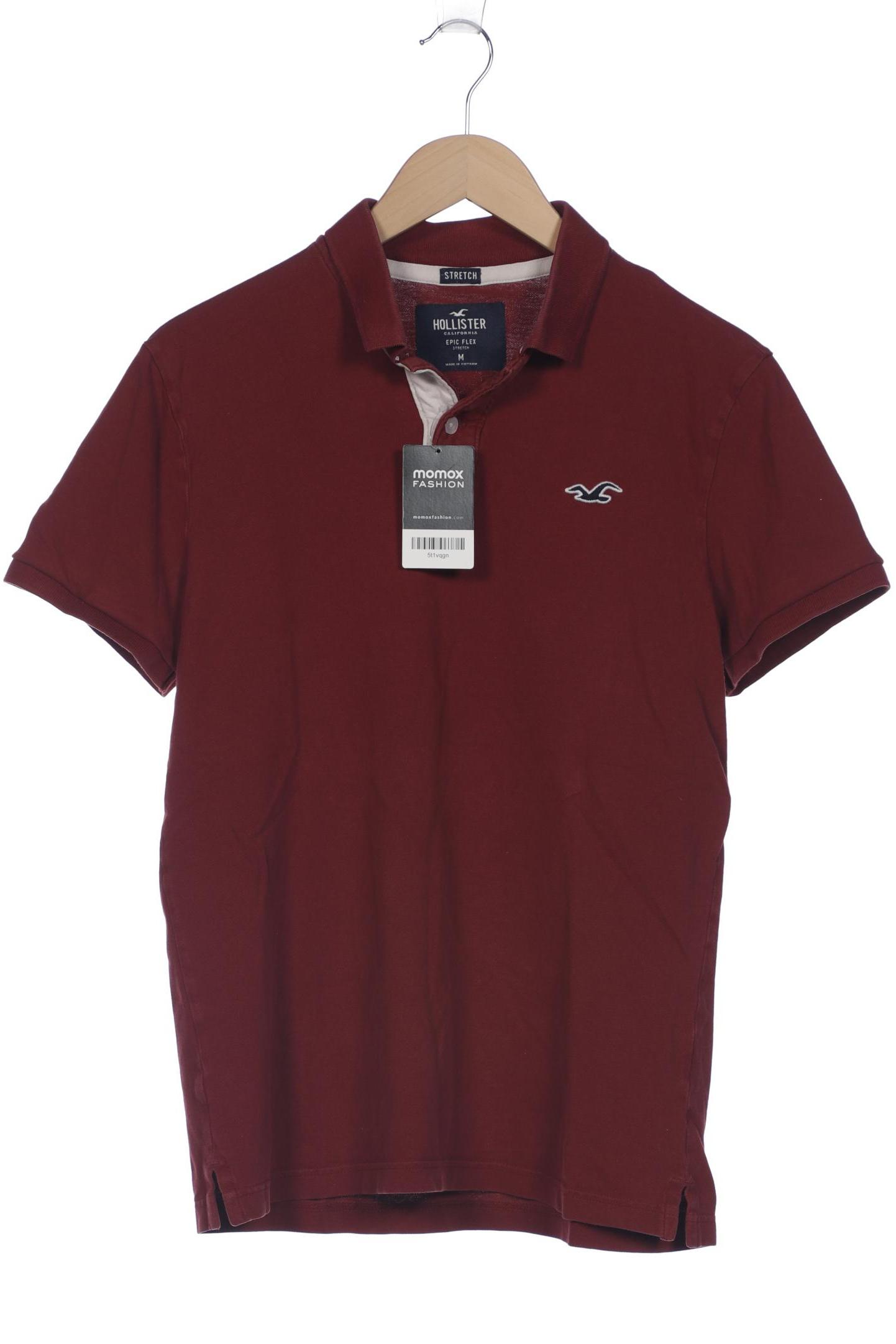 

Hollister Herren Poloshirt, bordeaux, Gr. 48