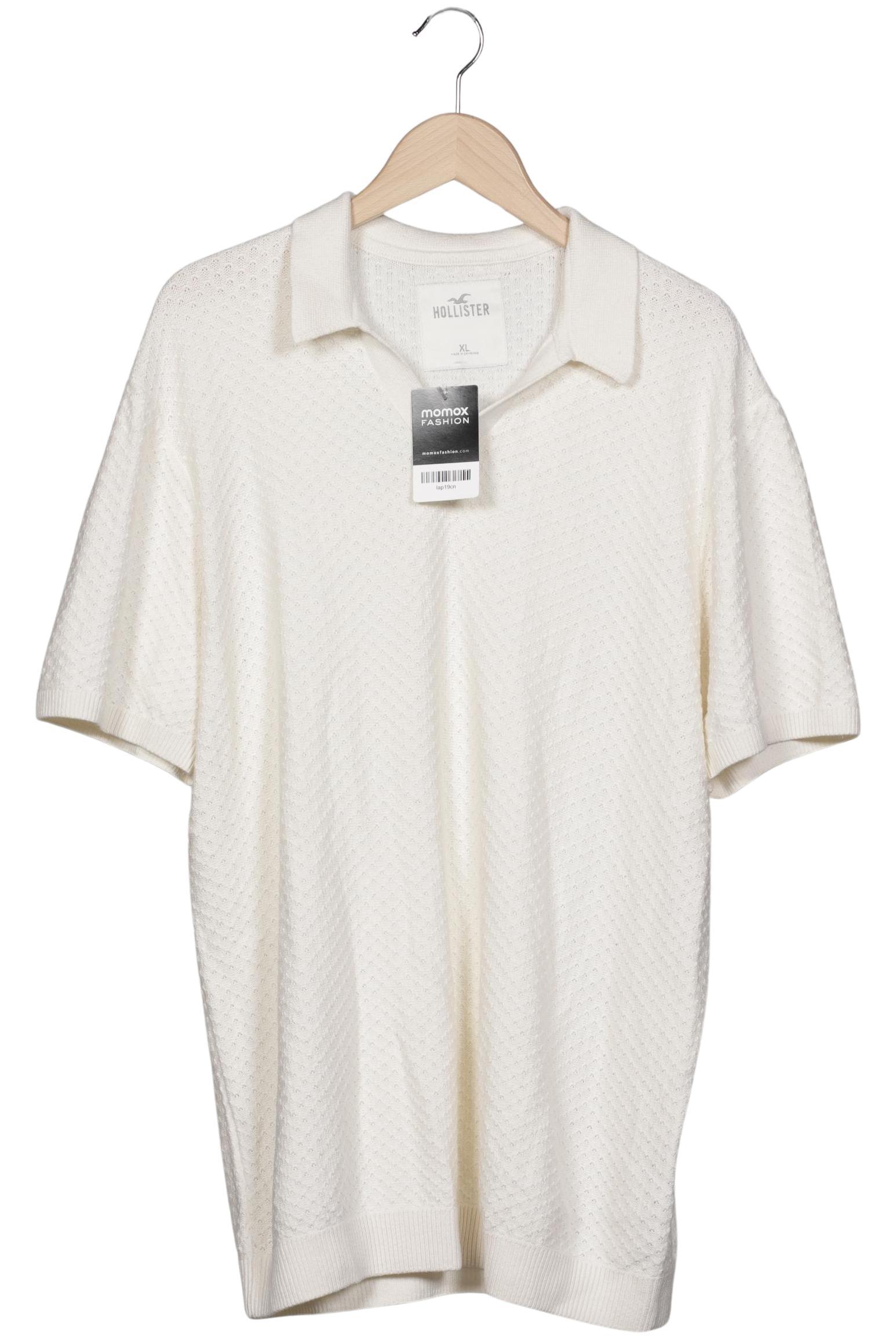 

Hollister Herren Poloshirt, cremeweiß, Gr. 54