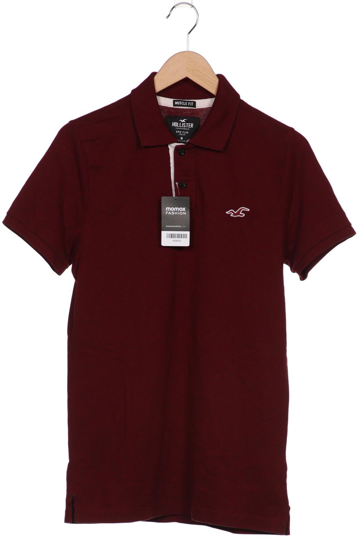 

Hollister Herren Poloshirt, bordeaux, Gr. 48