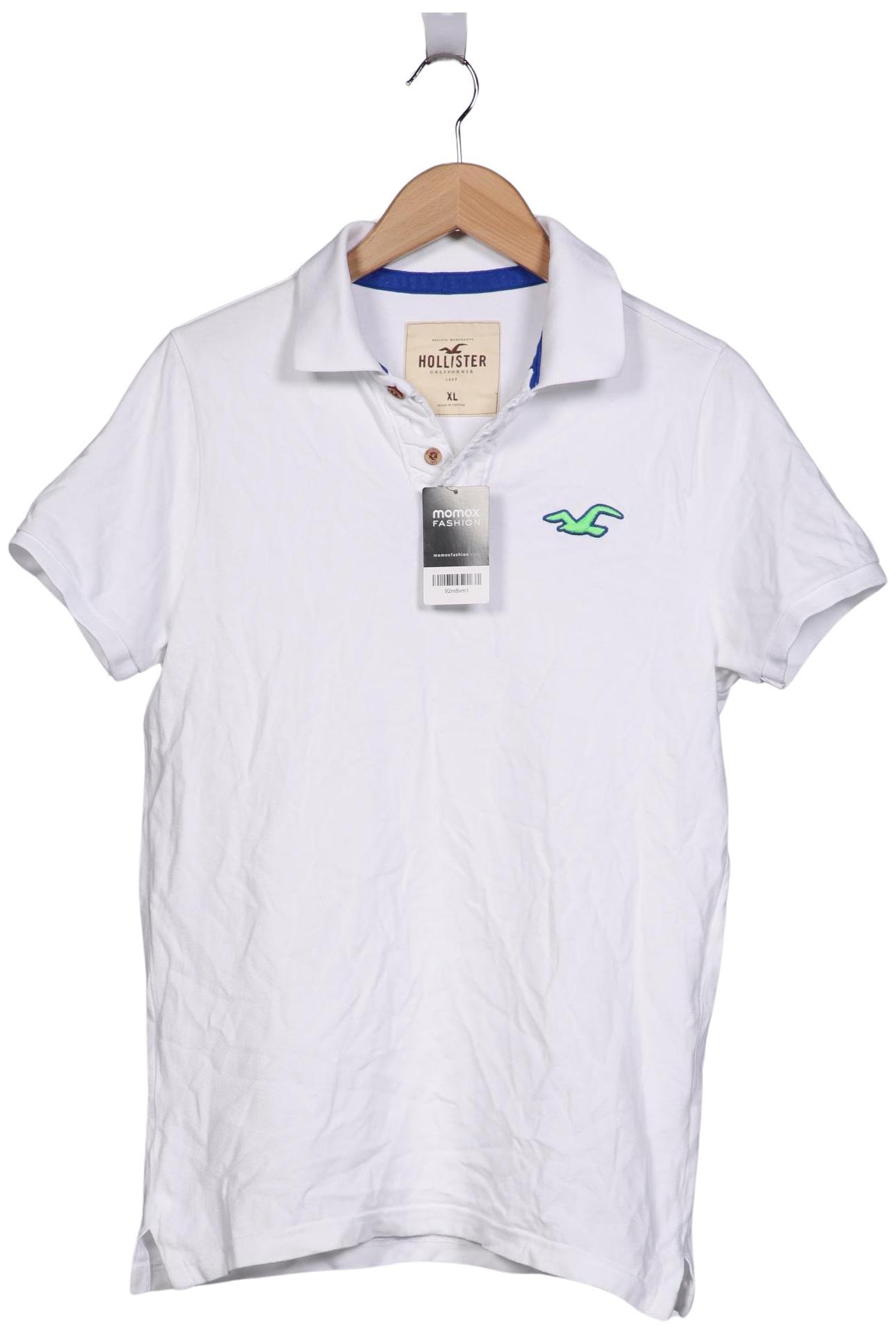 

Hollister Herren Poloshirt, weiß, Gr. 54