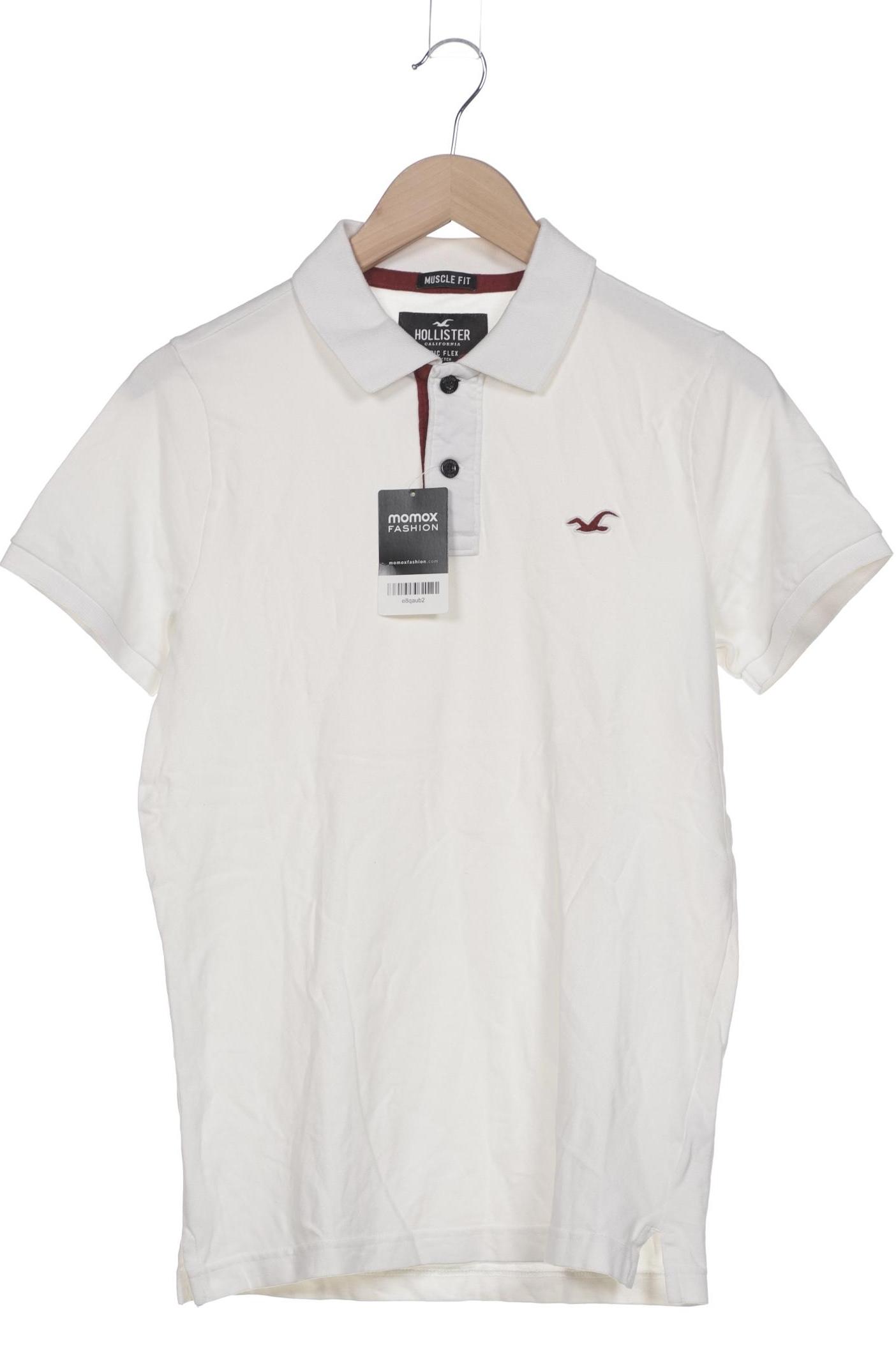 

Hollister Herren Poloshirt, weiß, Gr. 48