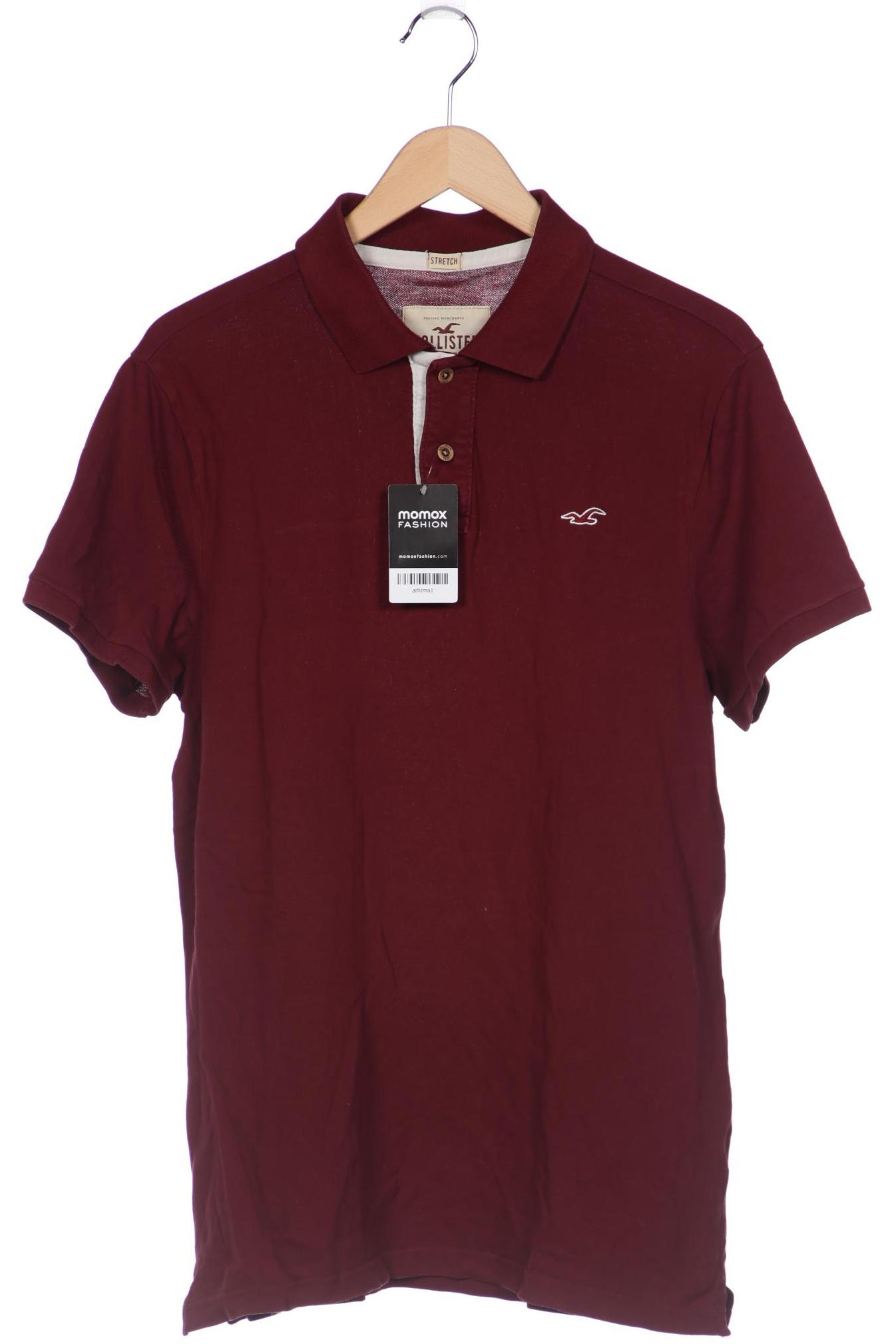 

Hollister Herren Poloshirt, bordeaux, Gr. 54