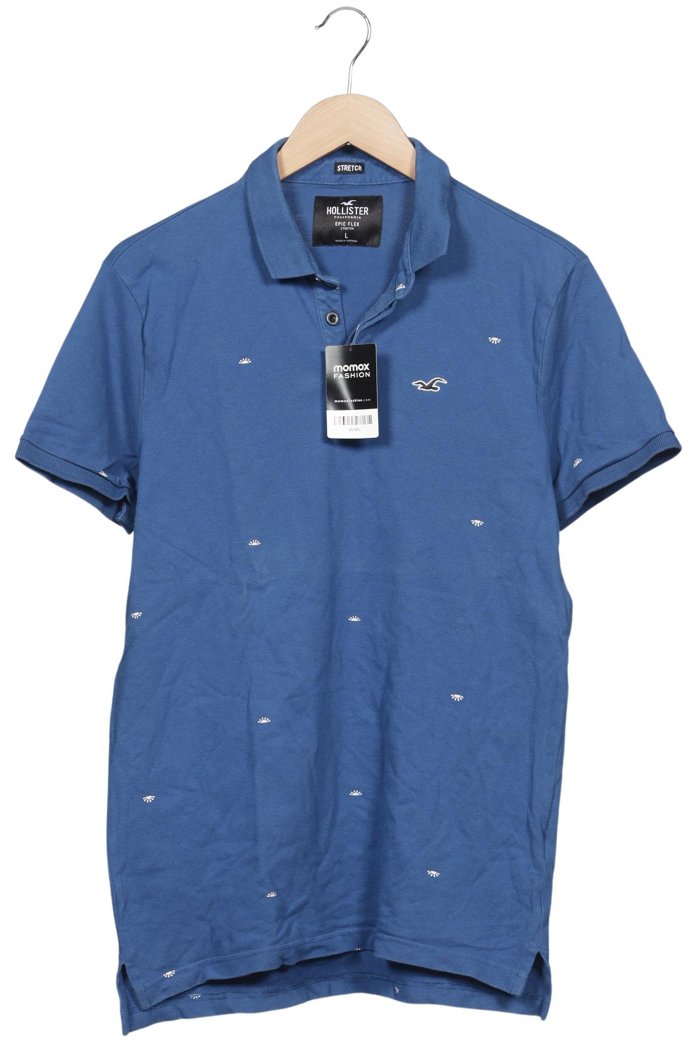 

Hollister Herren Poloshirt, blau, Gr. 52