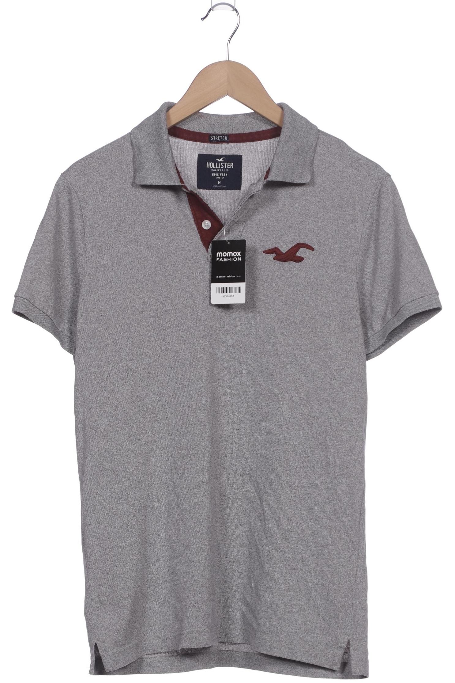 

Hollister Herren Poloshirt, grau, Gr. 48