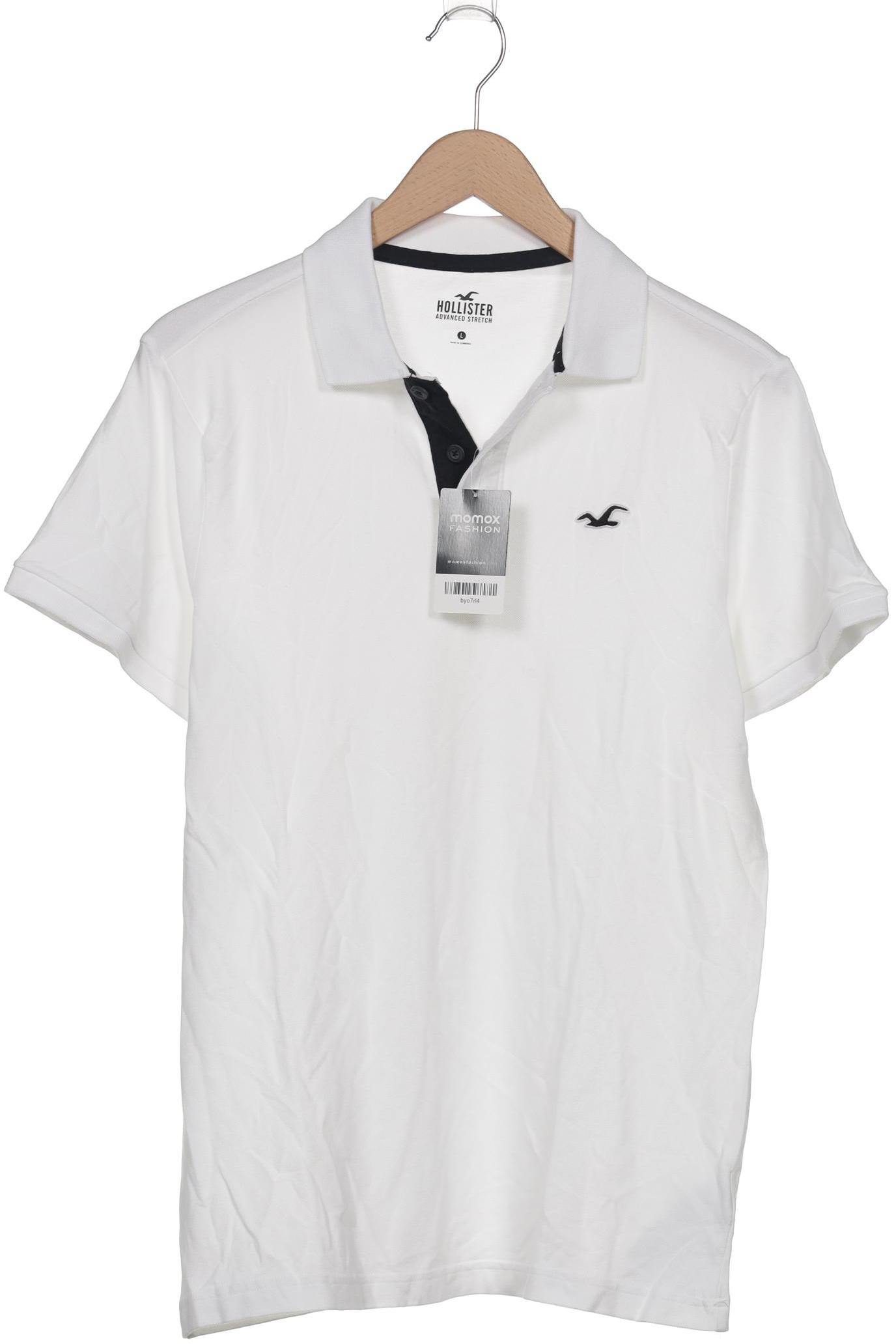 

Hollister Herren Poloshirt, weiß, Gr. 52