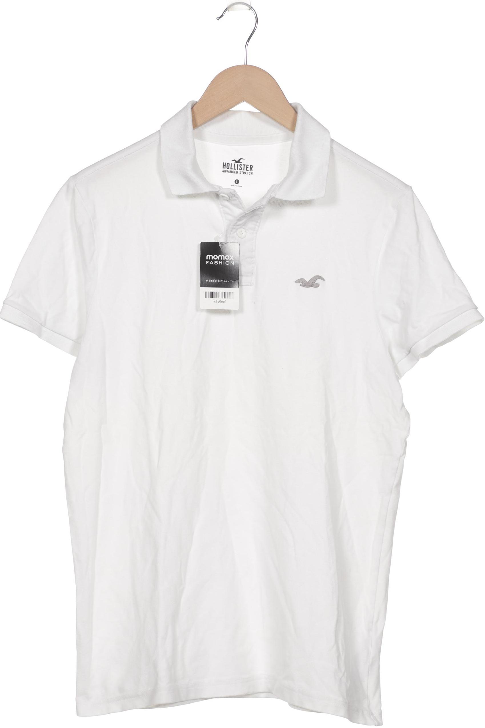 

Hollister Herren Poloshirt, weiß, Gr. 52