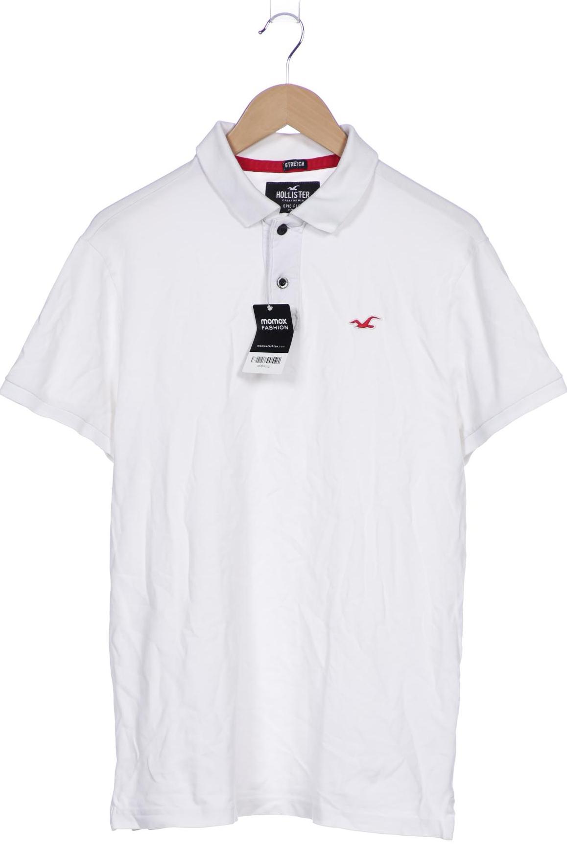 

Hollister Herren Poloshirt, weiß, Gr. 52
